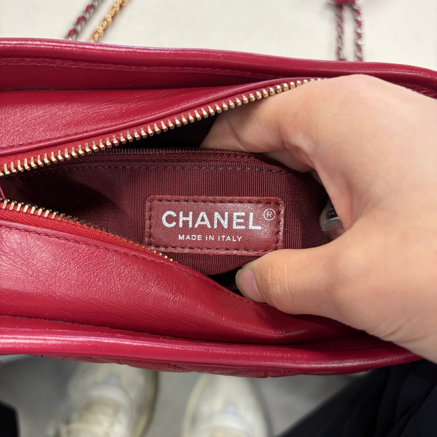 Chanel - Other - Leather - Red - (small)