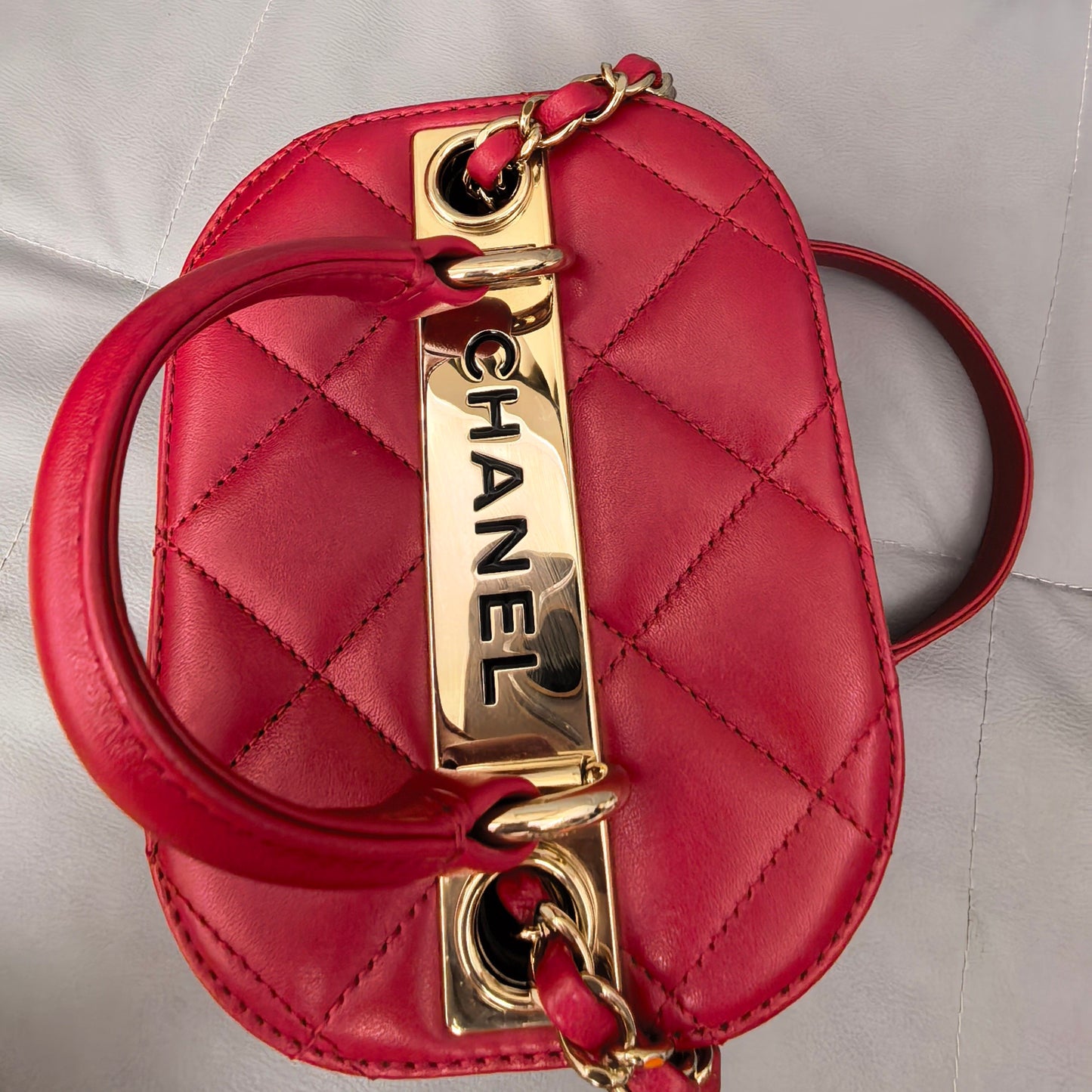 Chanel - Other - Leather - Red - (small)
