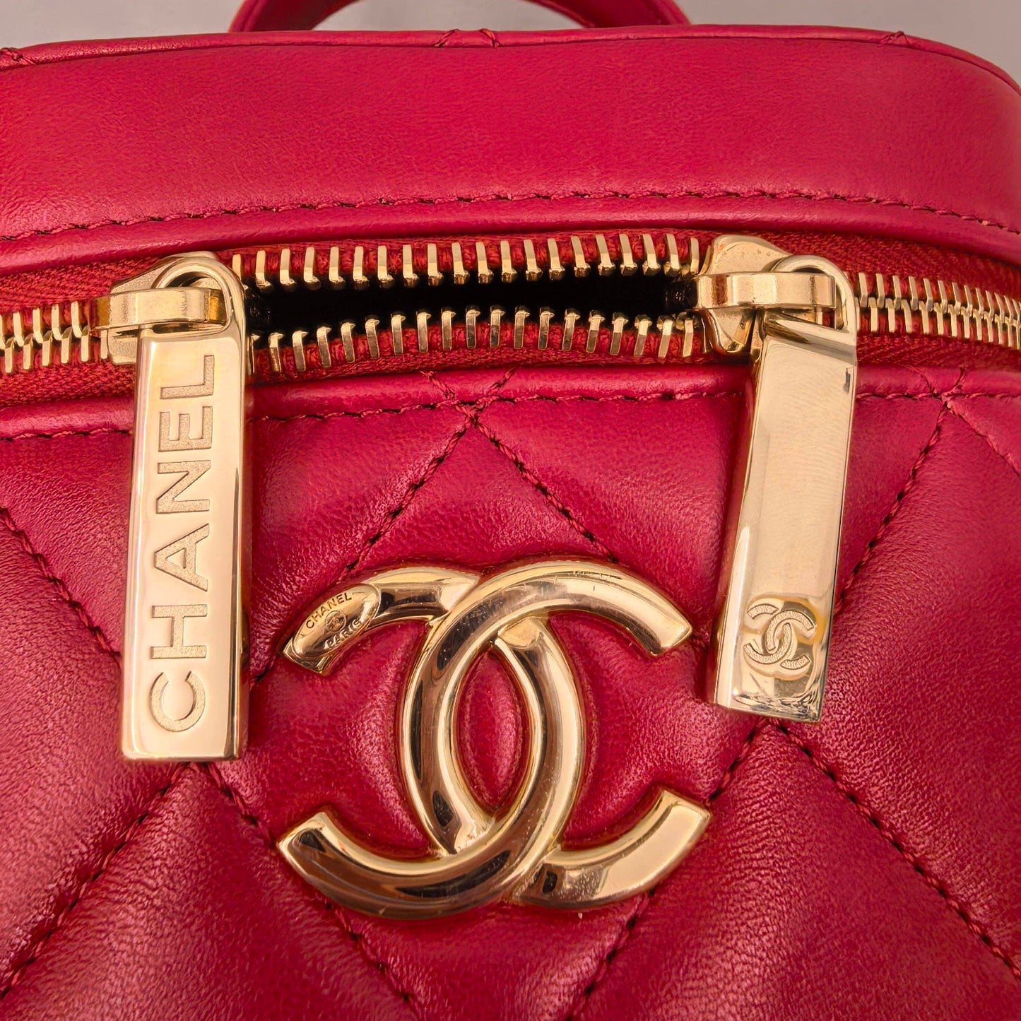 Chanel - Other - Leather - Red - (small)