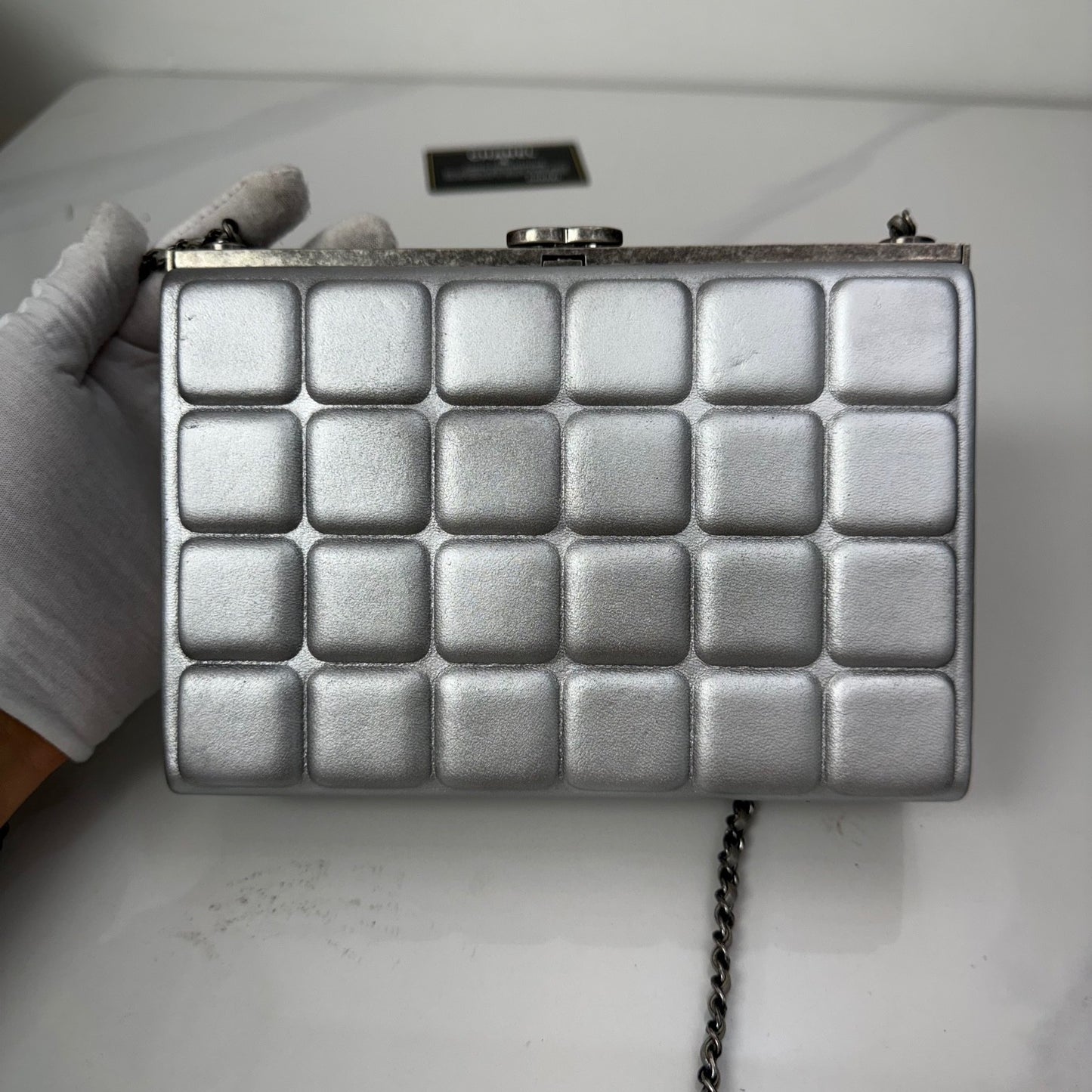 Chanel - Other - Leather - Silver - (mini)