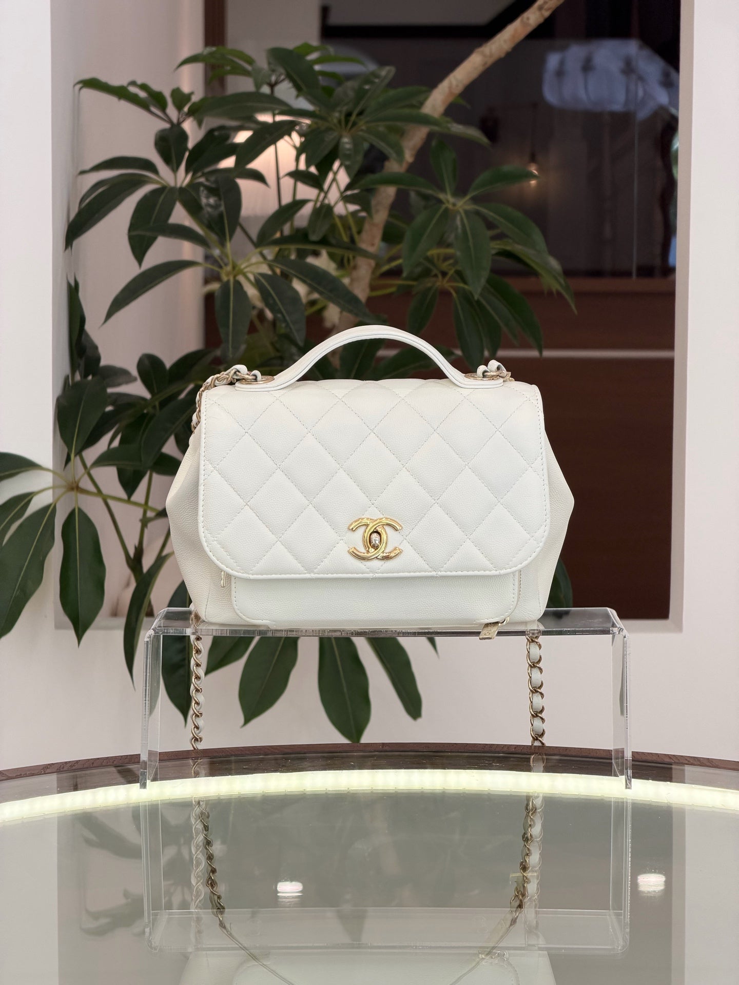 Chanel - Other - Leather - White - (small)
