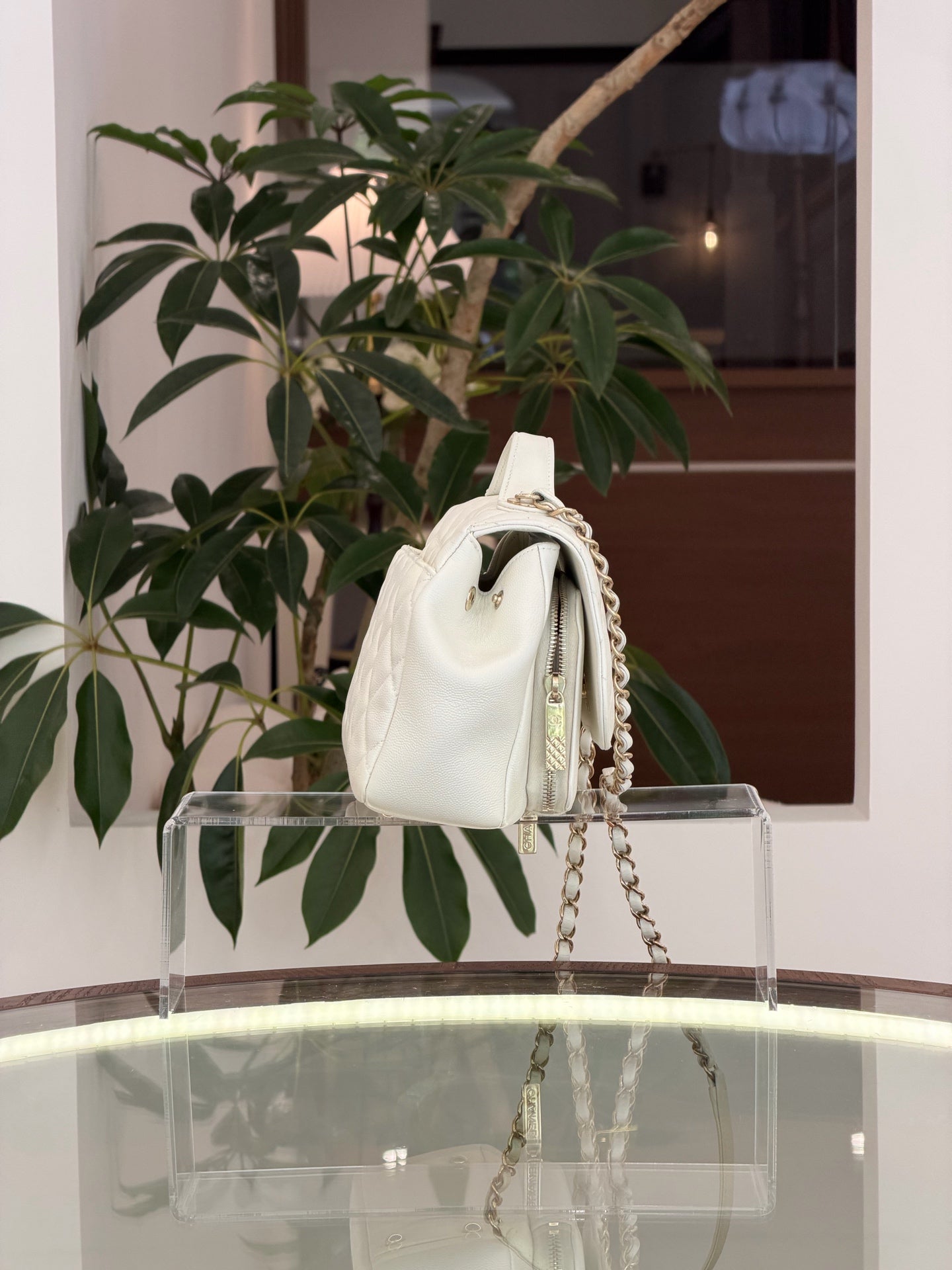 Chanel - Other - Leather - White - (small)