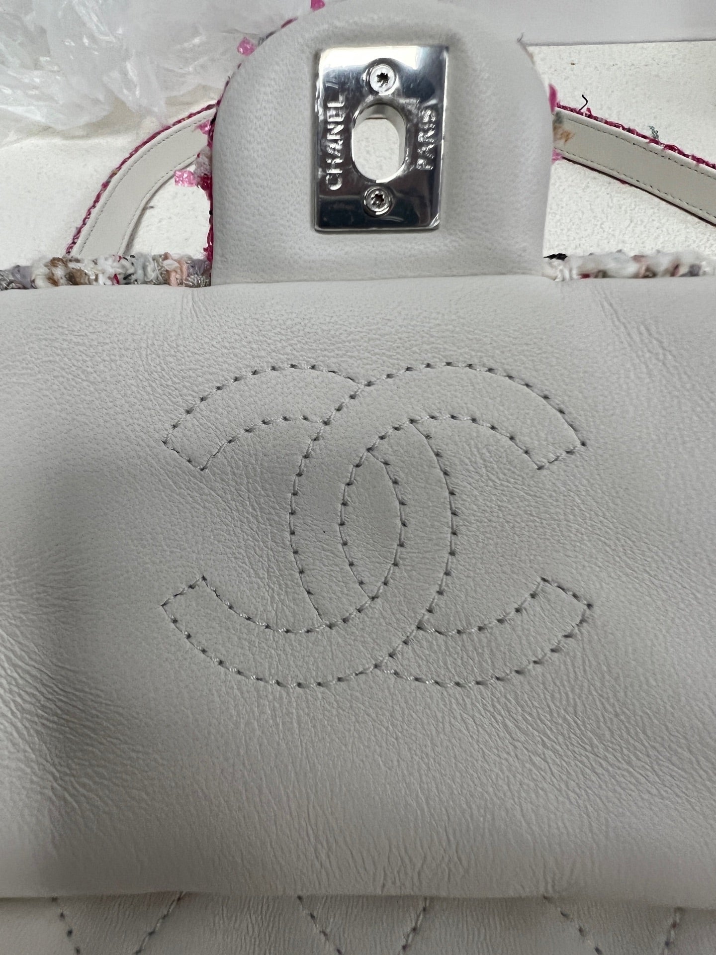 Chanel - Other - Leather - White - (small)