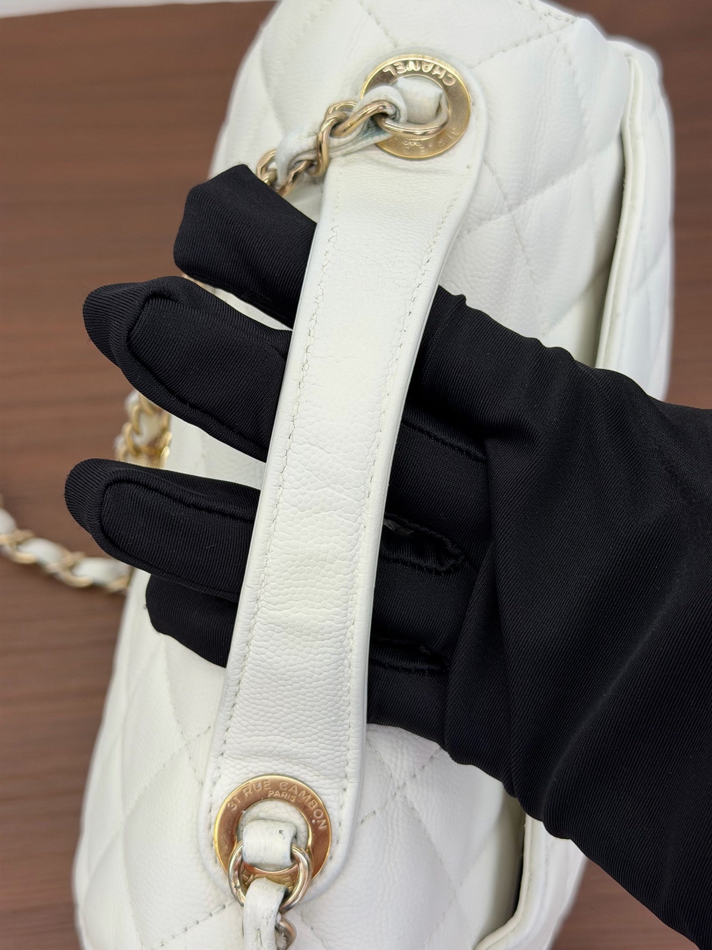 Chanel - Other - Leather - White - (small)
