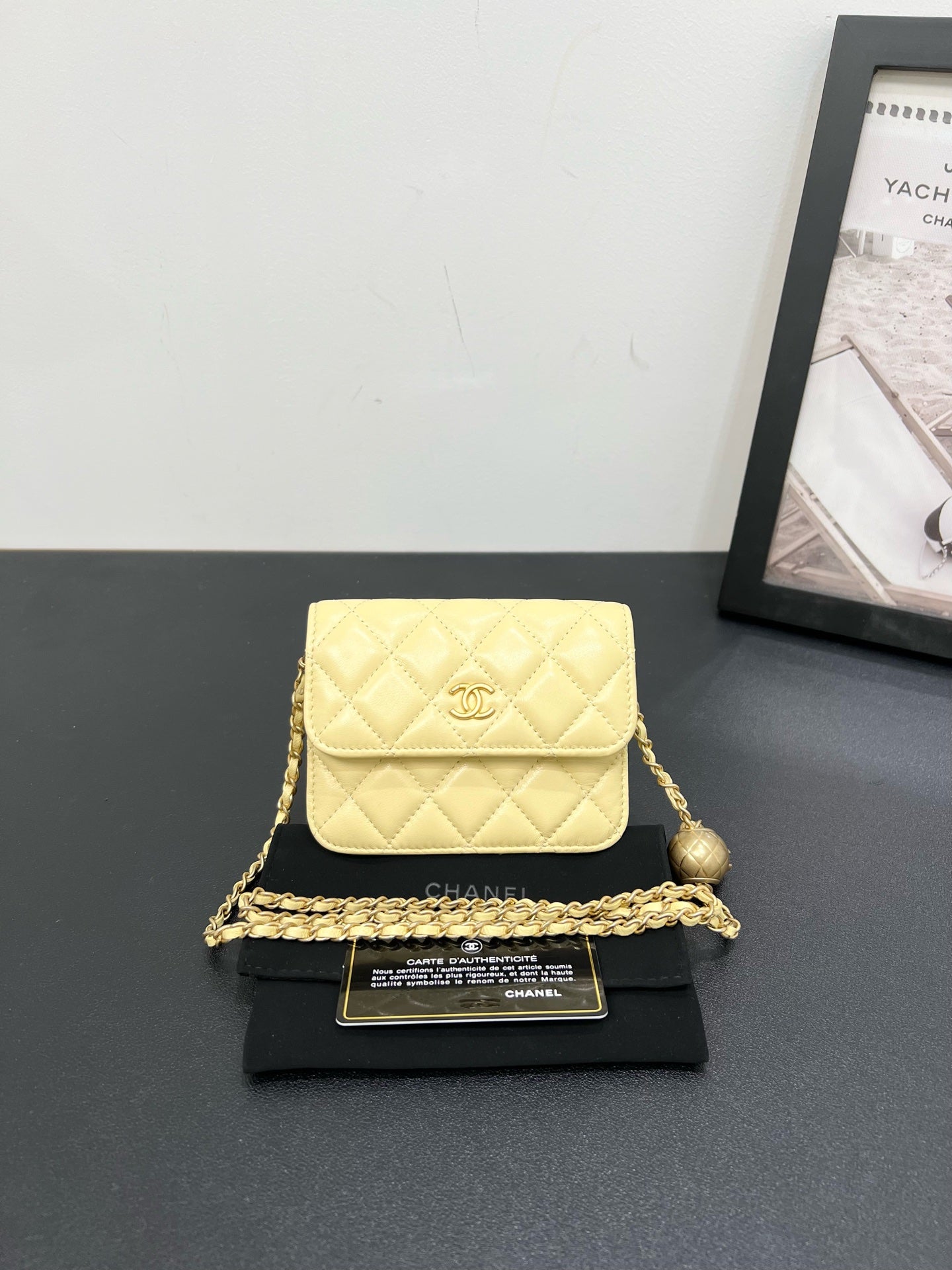 Chanel - Other - Leather - Yellow - (mini)