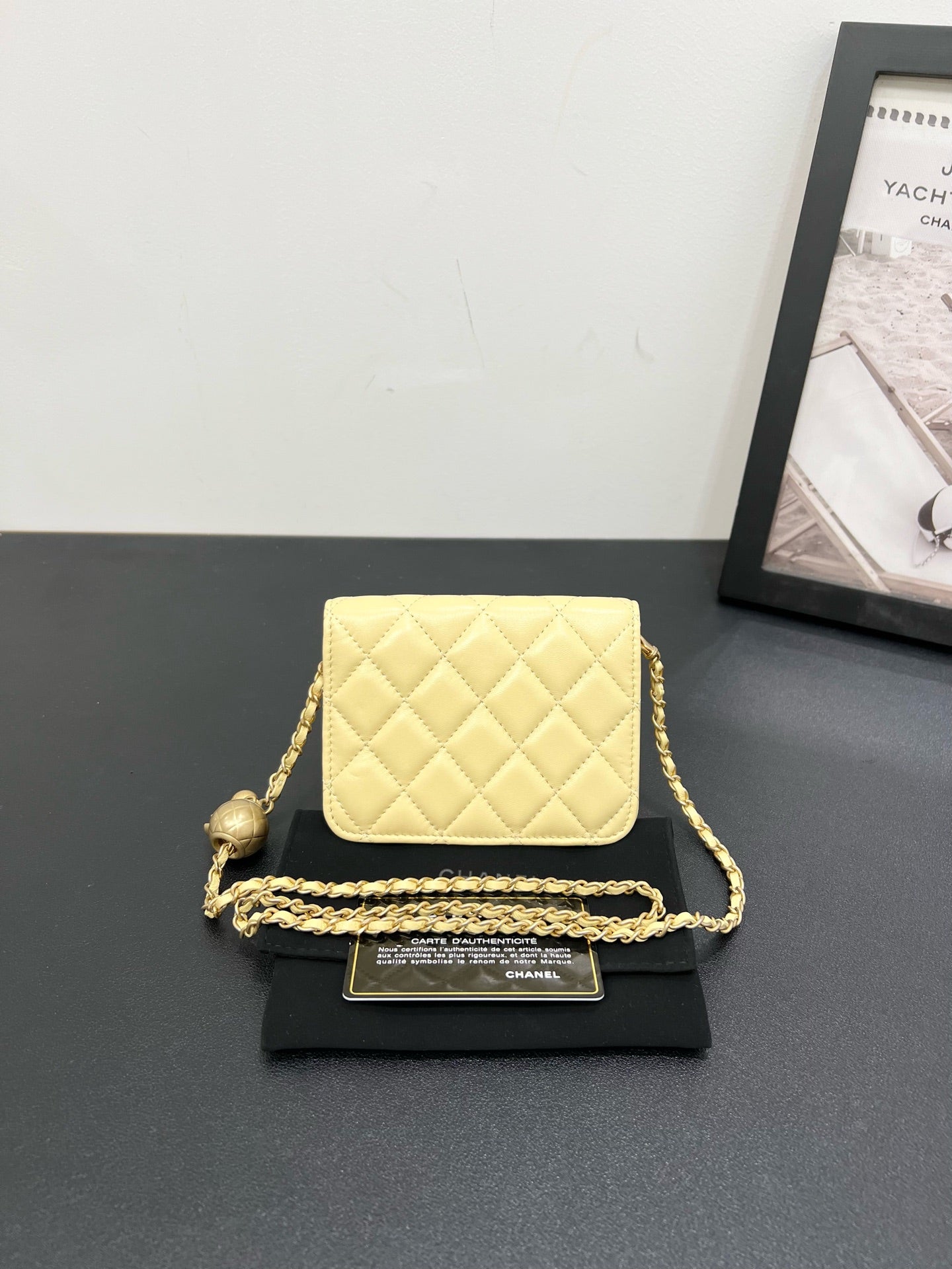Chanel - Other - Leather - Yellow - (mini)