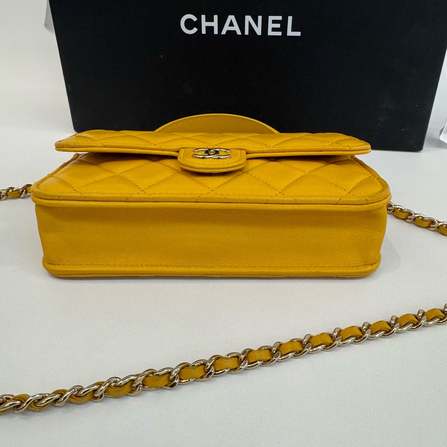 Chanel - Other - Leather - Yellow - (mini)