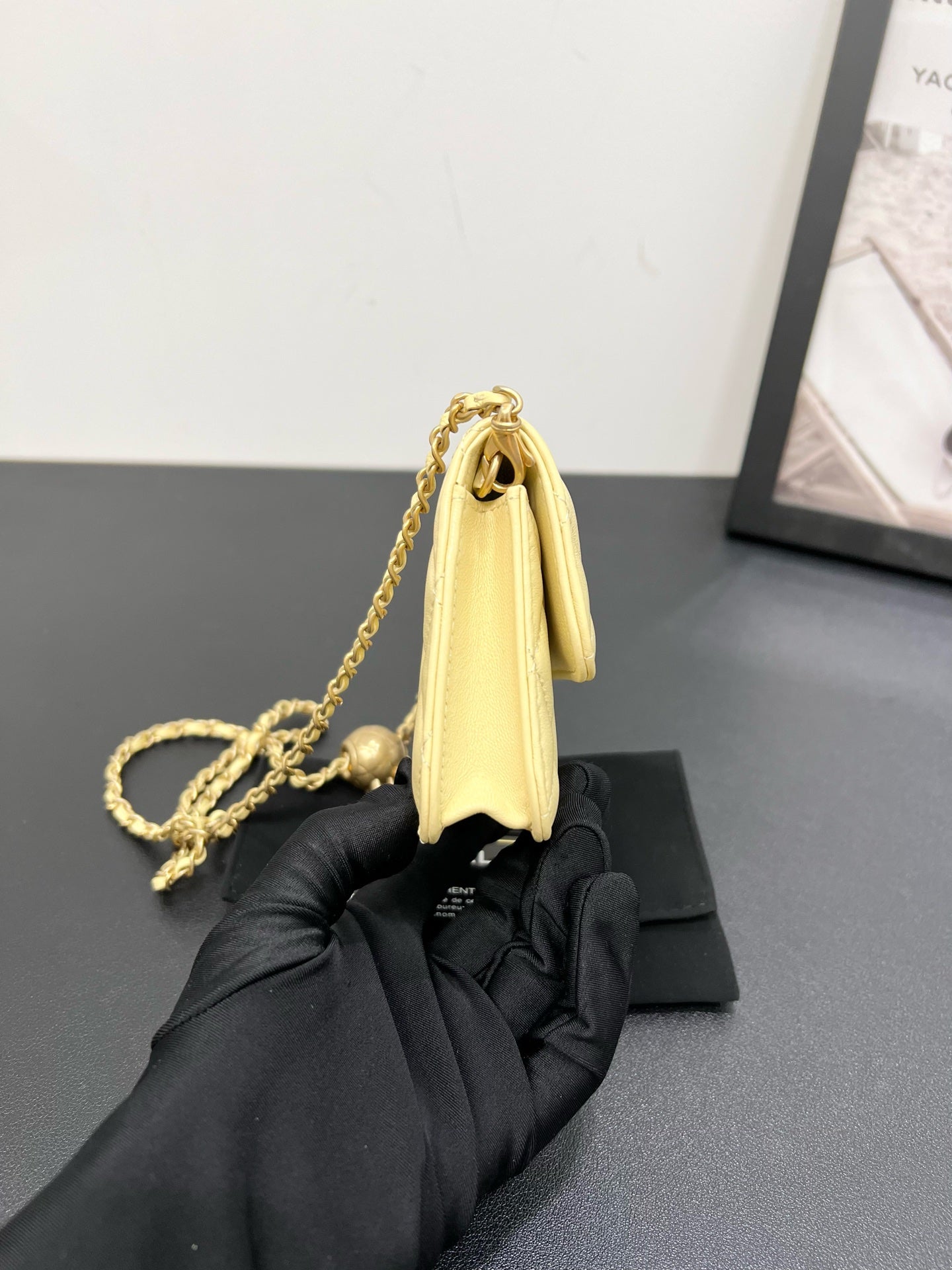 Chanel - Other - Leather - Yellow - (mini)