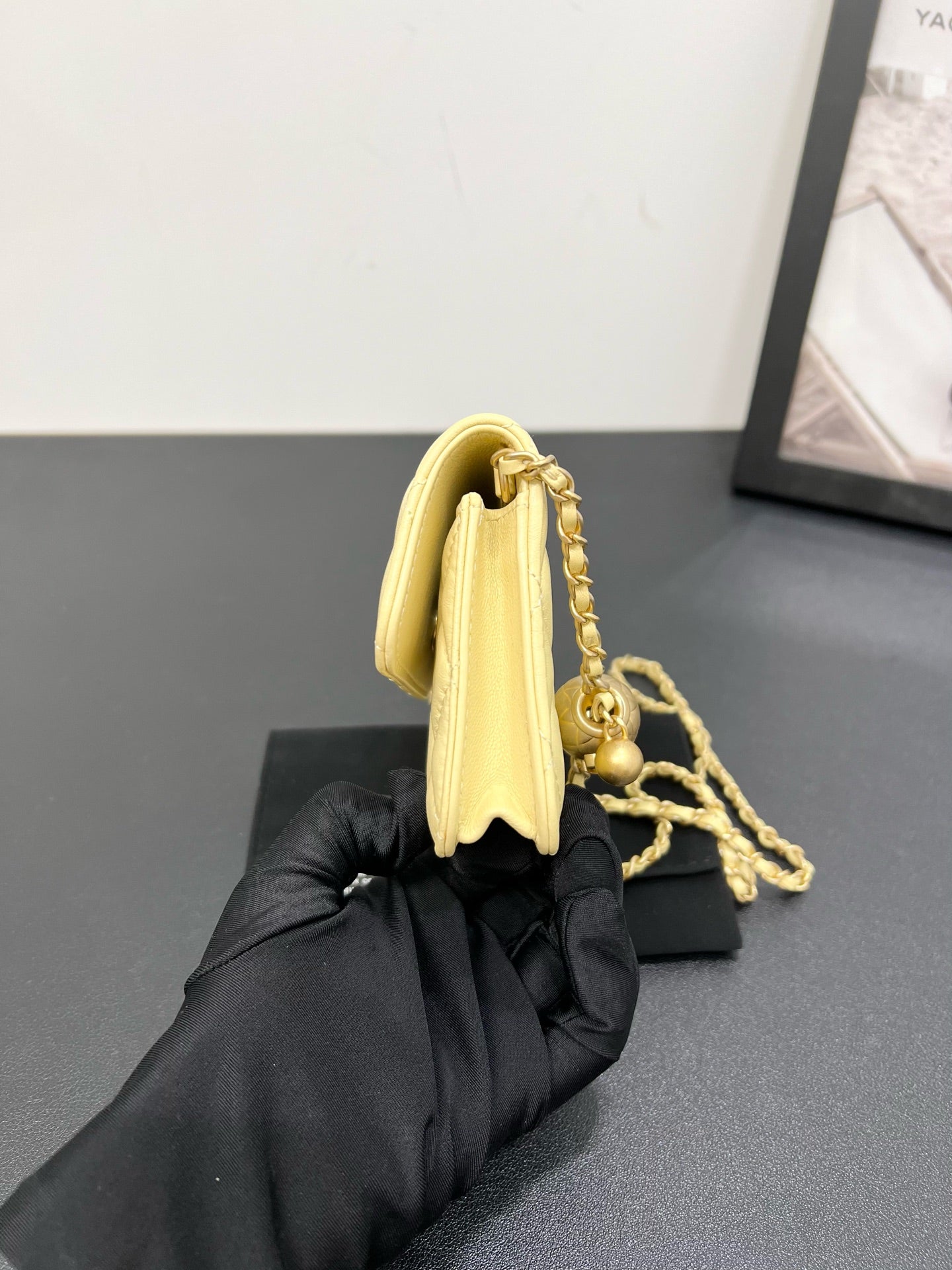 Chanel - Other - Leather - Yellow - (mini)