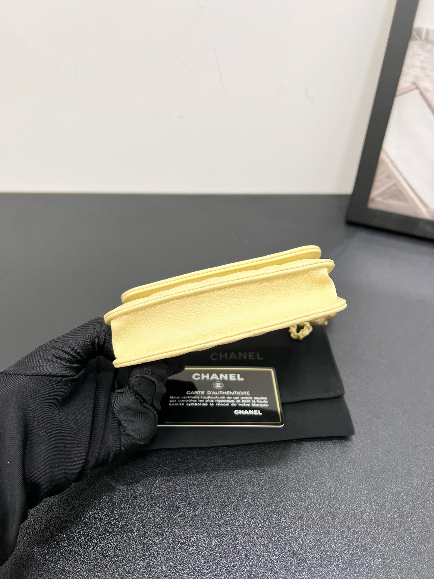 Chanel - Other - Leather - Yellow - (mini)