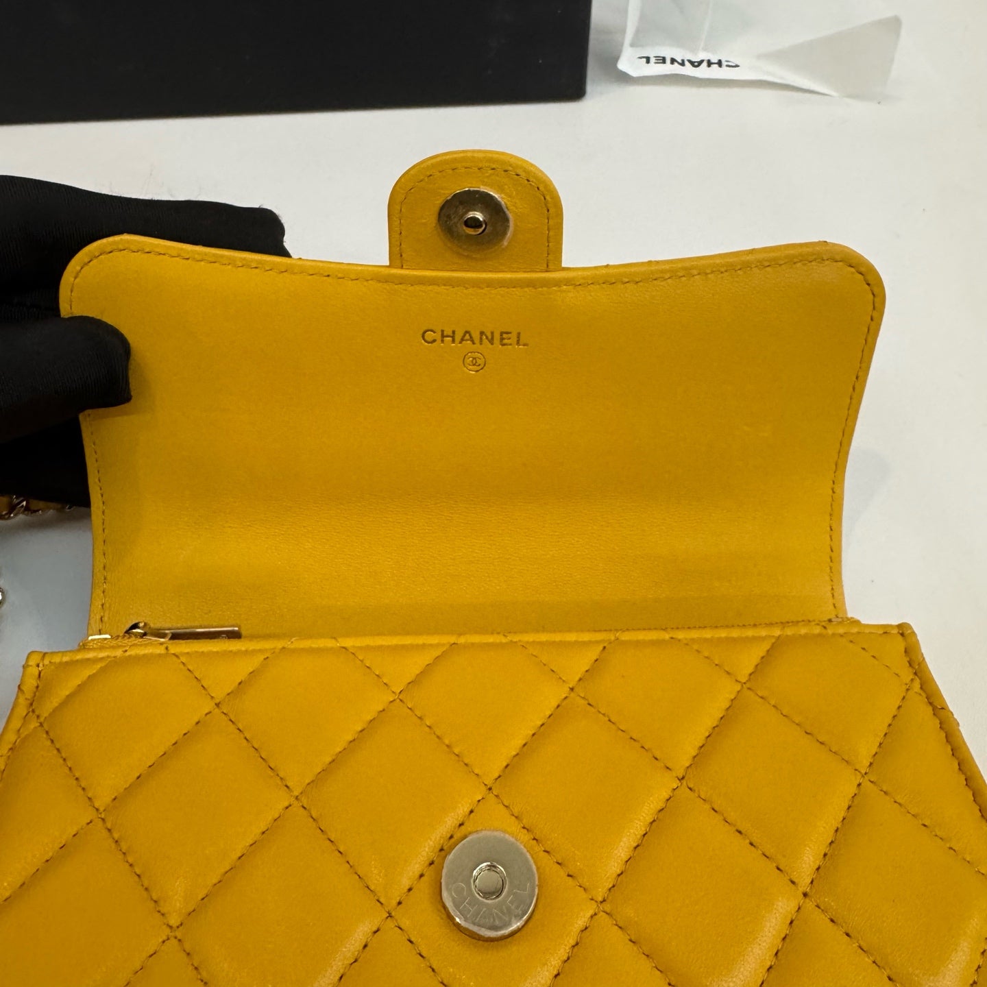 Chanel - Other - Leather - Yellow - (mini)