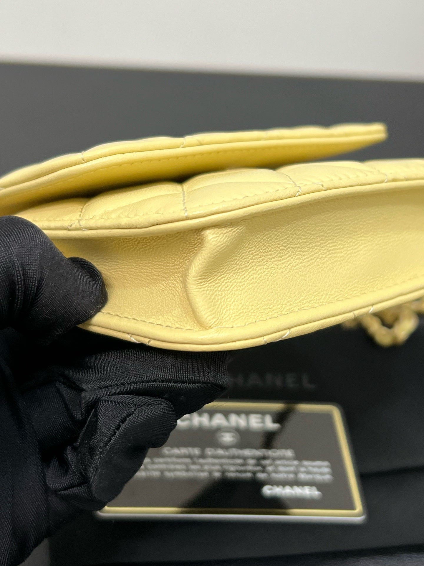 Chanel - Other - Leather - Yellow - (mini)