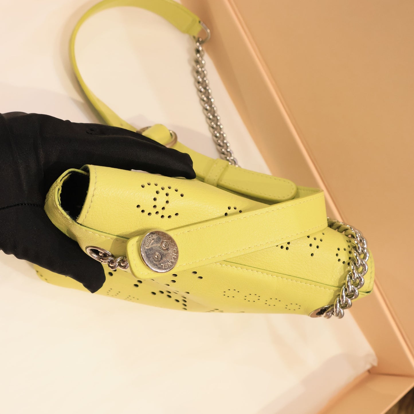 Chanel - Other - Leather - Yellow - (mini)