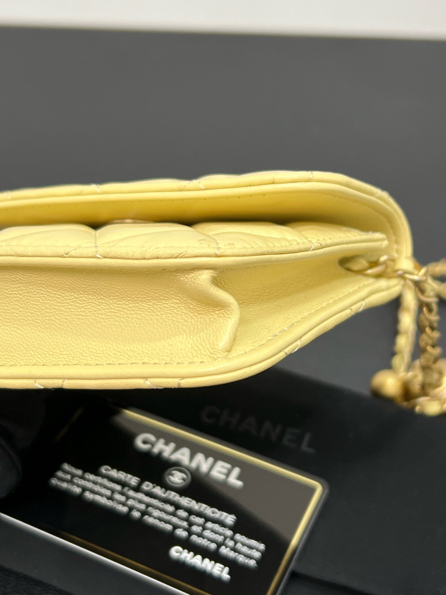 Chanel - Other - Leather - Yellow - (mini)