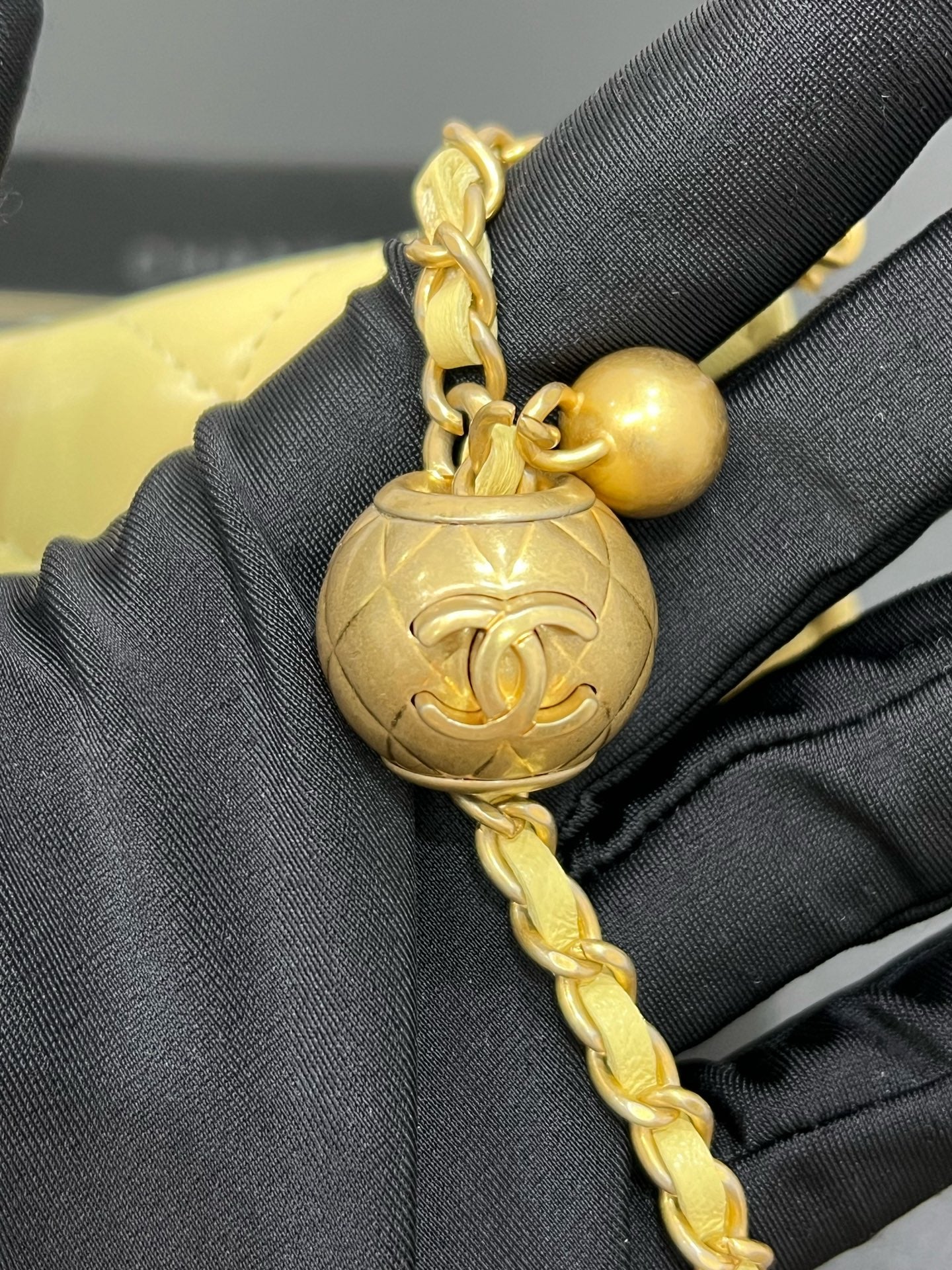 Chanel - Other - Leather - Yellow - (mini)