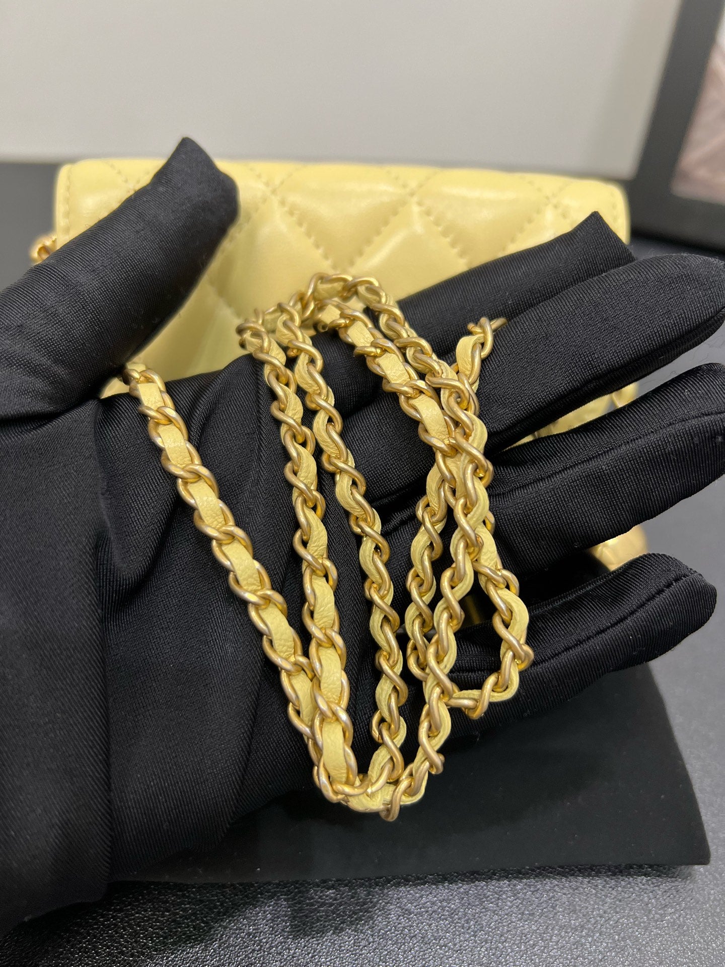 Chanel - Other - Leather - Yellow - (mini)