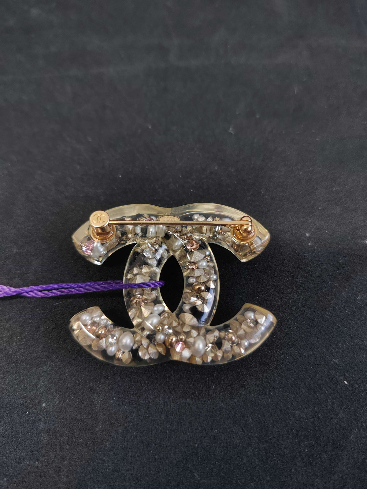 Chanel - Other - Metal alloy with acrylic, glass crystals and imitation pearls. - Multicolour