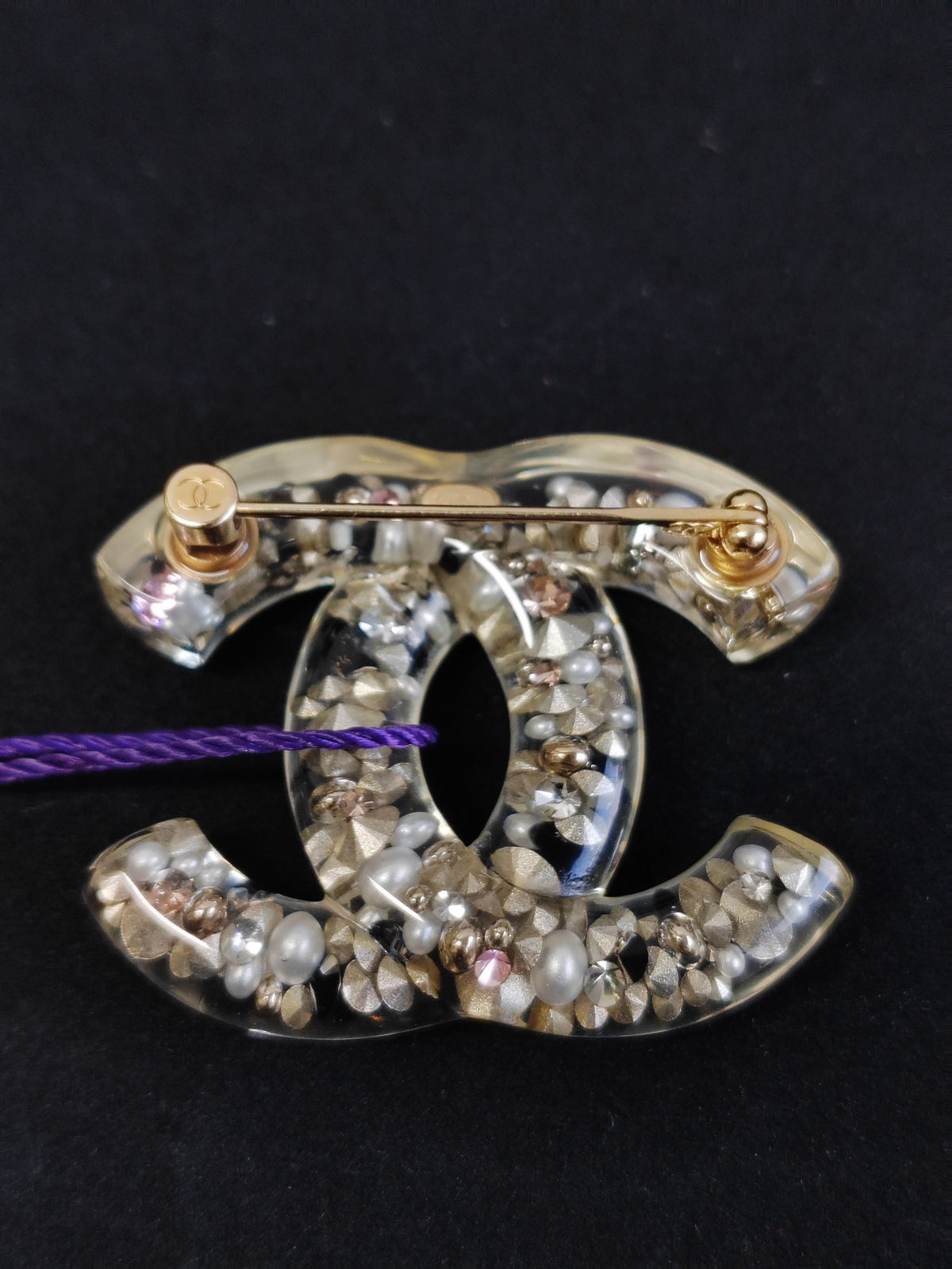 Chanel - Other - Metal alloy with acrylic, glass crystals and imitation pearls. - Multicolour