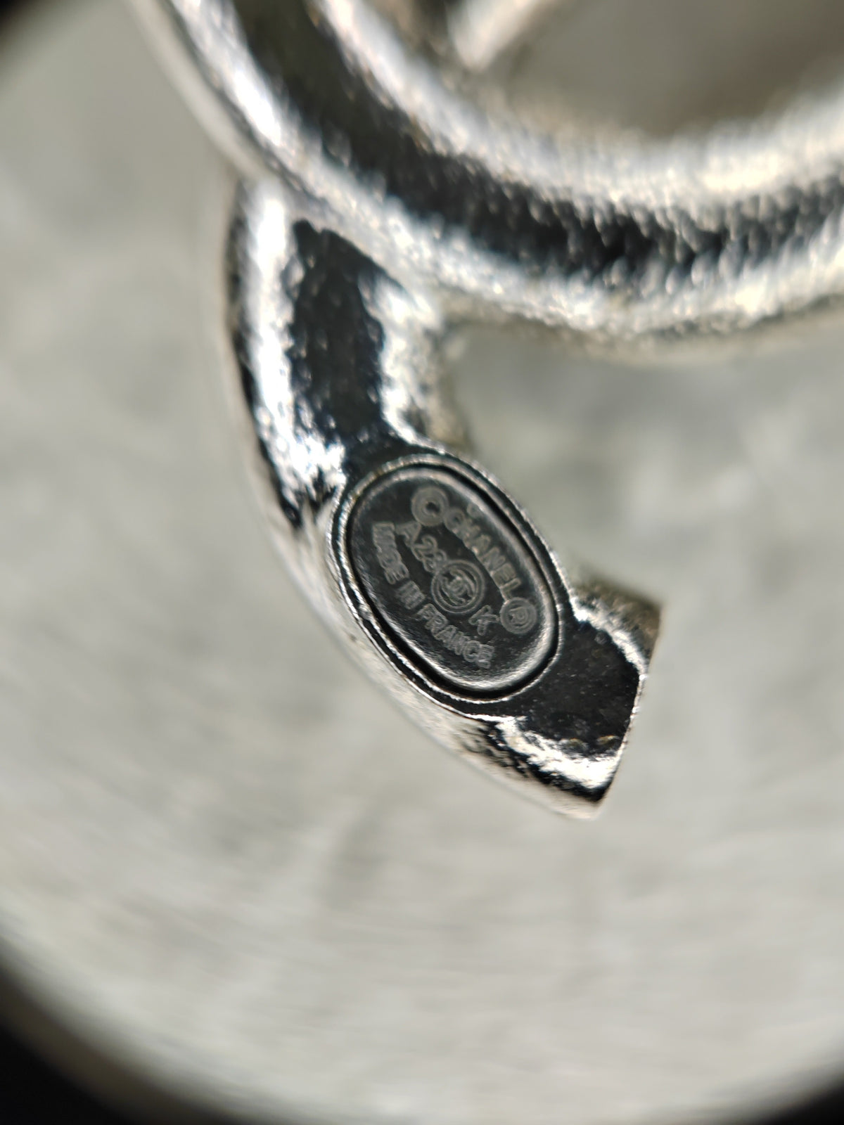 Chanel - Other - Metal alloy with black enamel and crystal embellishments. - Multicolour