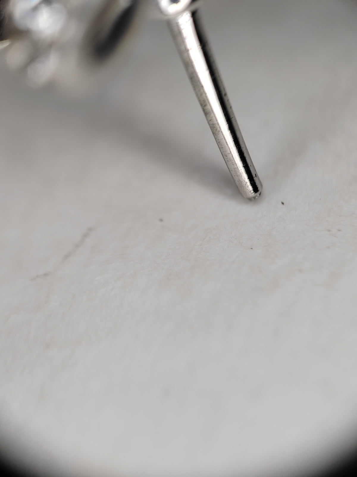 Chanel - Other - Metal setting with rhinestone embellishment; exact alloy unspecified. - Silver