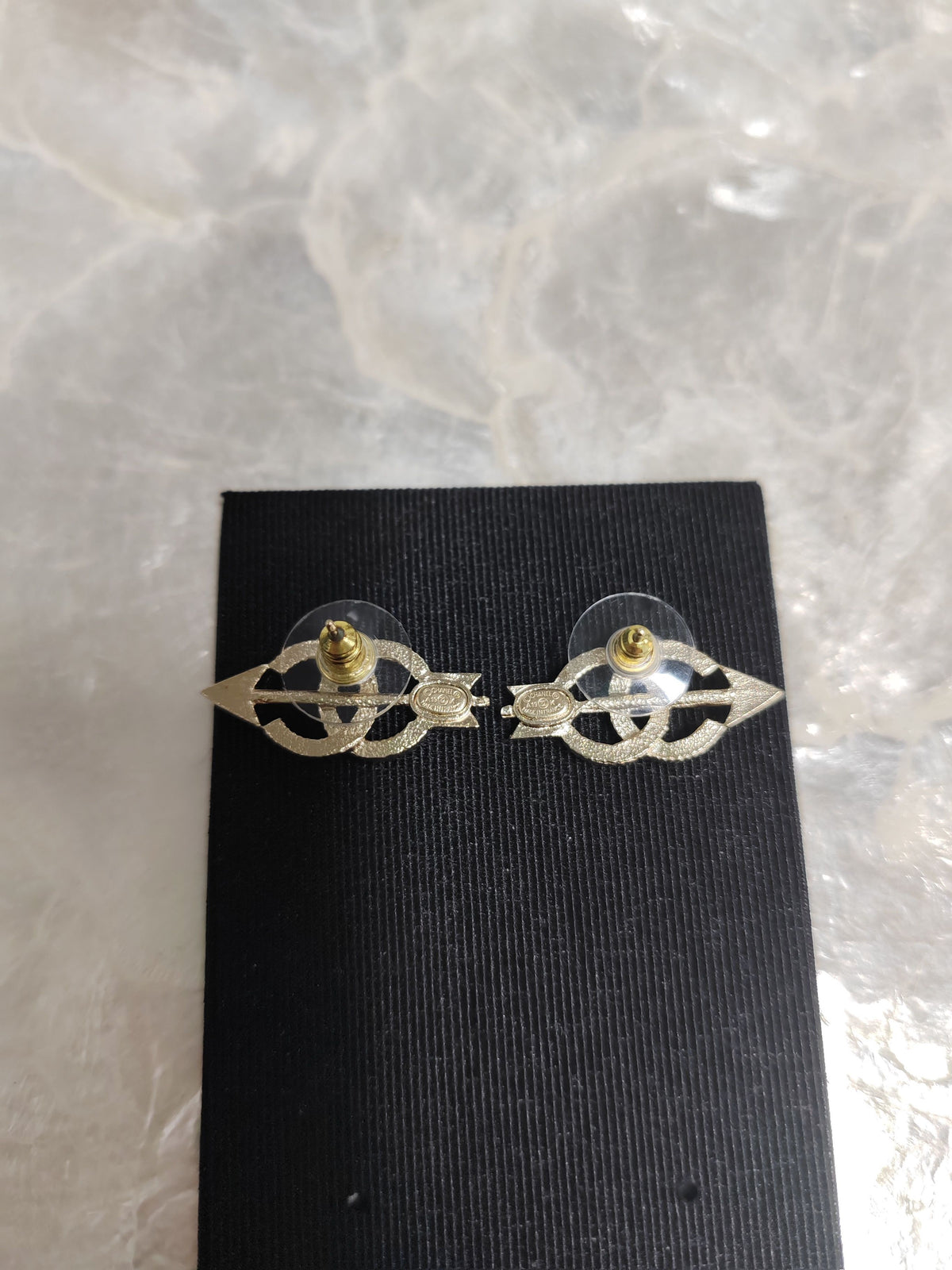 Chanel - Other - Metal with clear rhinestone embellishments; exact composition is unverified. - Silver