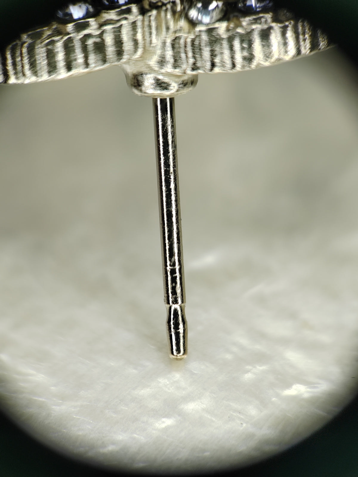 Chanel - Other - Metal with clear rhinestone embellishments; exact composition is unverified. - Silver