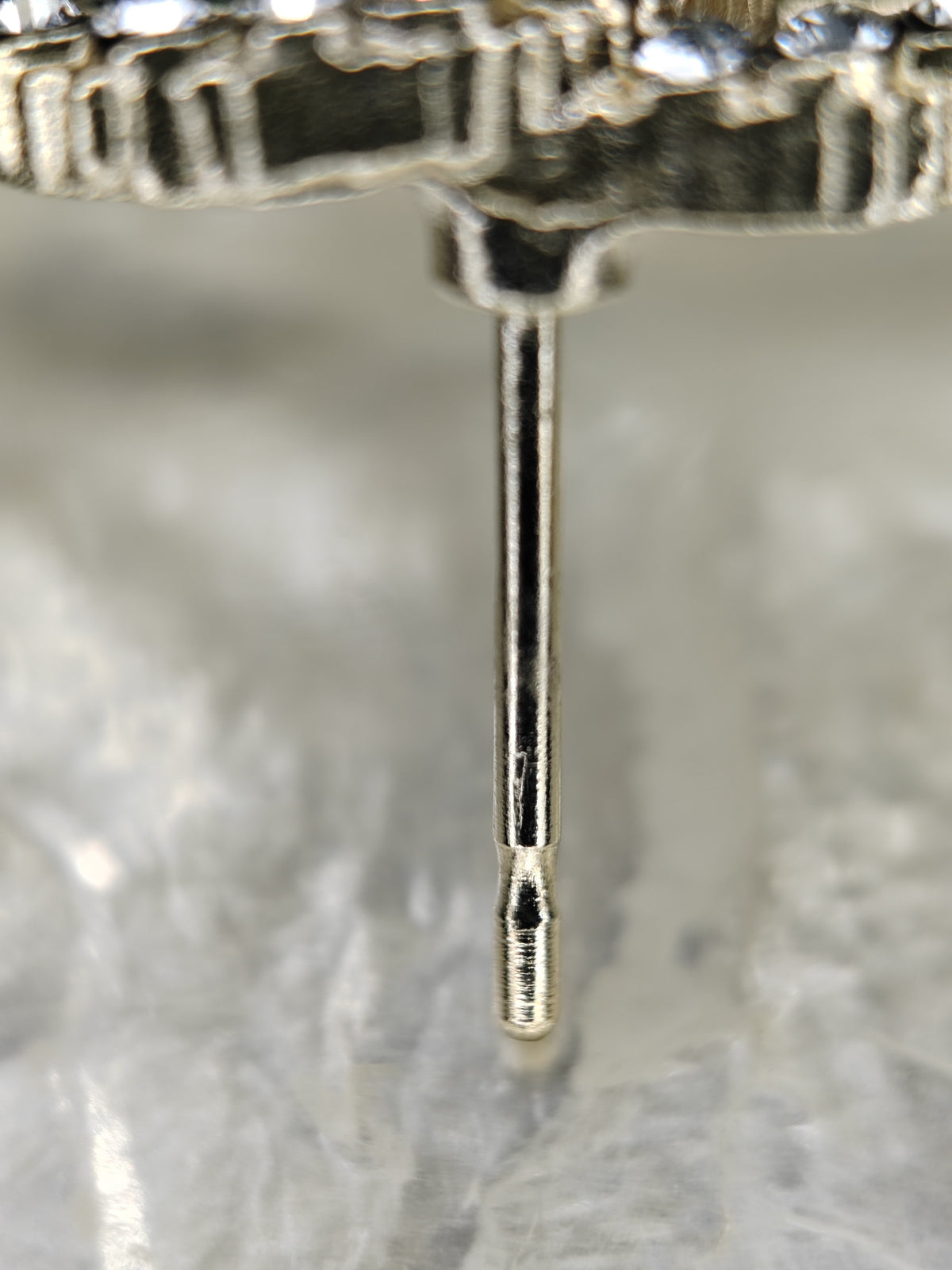 Chanel - Other - Metal with clear rhinestone embellishments; exact composition is unverified. - Silver