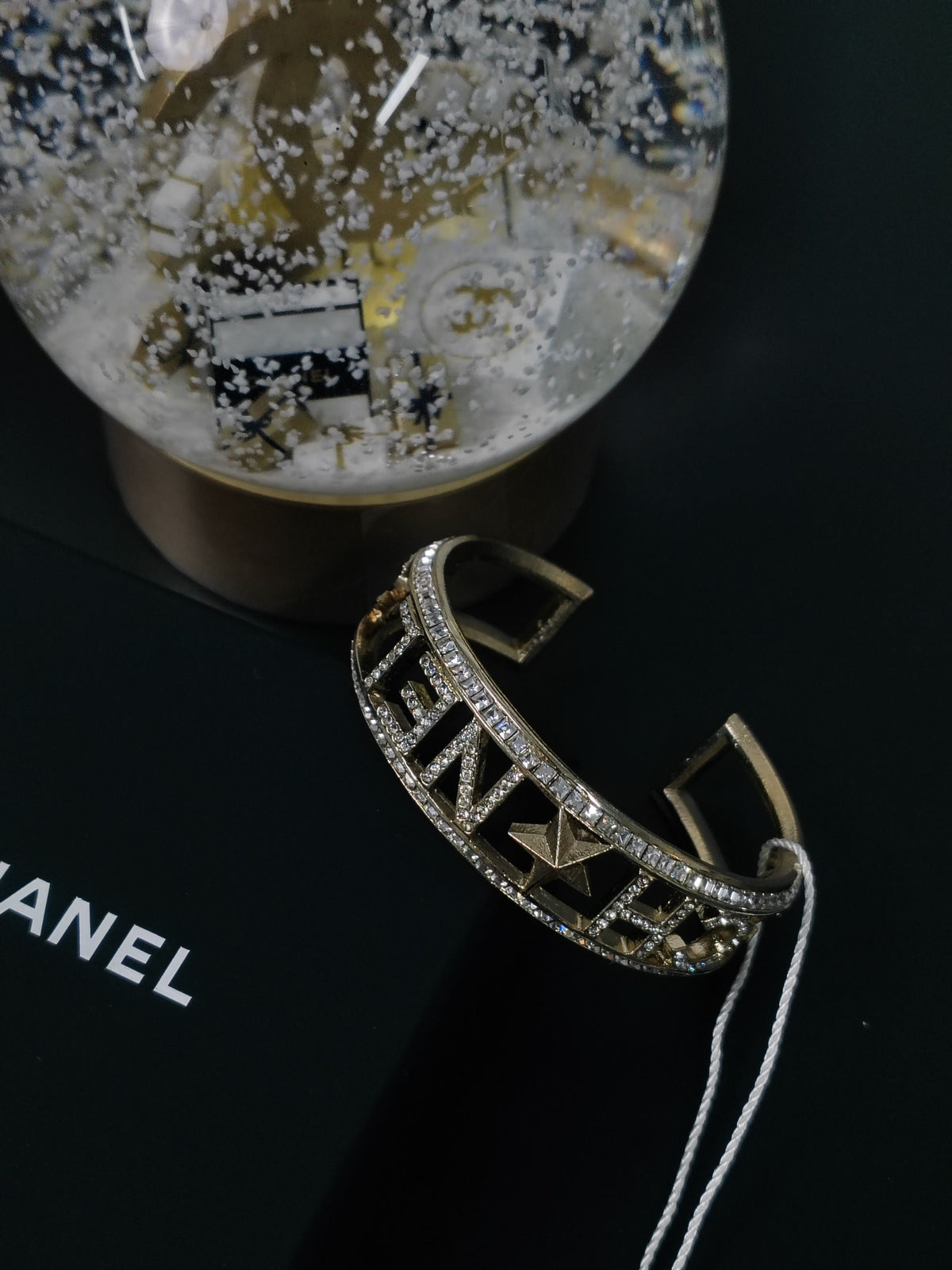 Chanel - Other - Metal with clear rhinestone embellishments - Multicolour