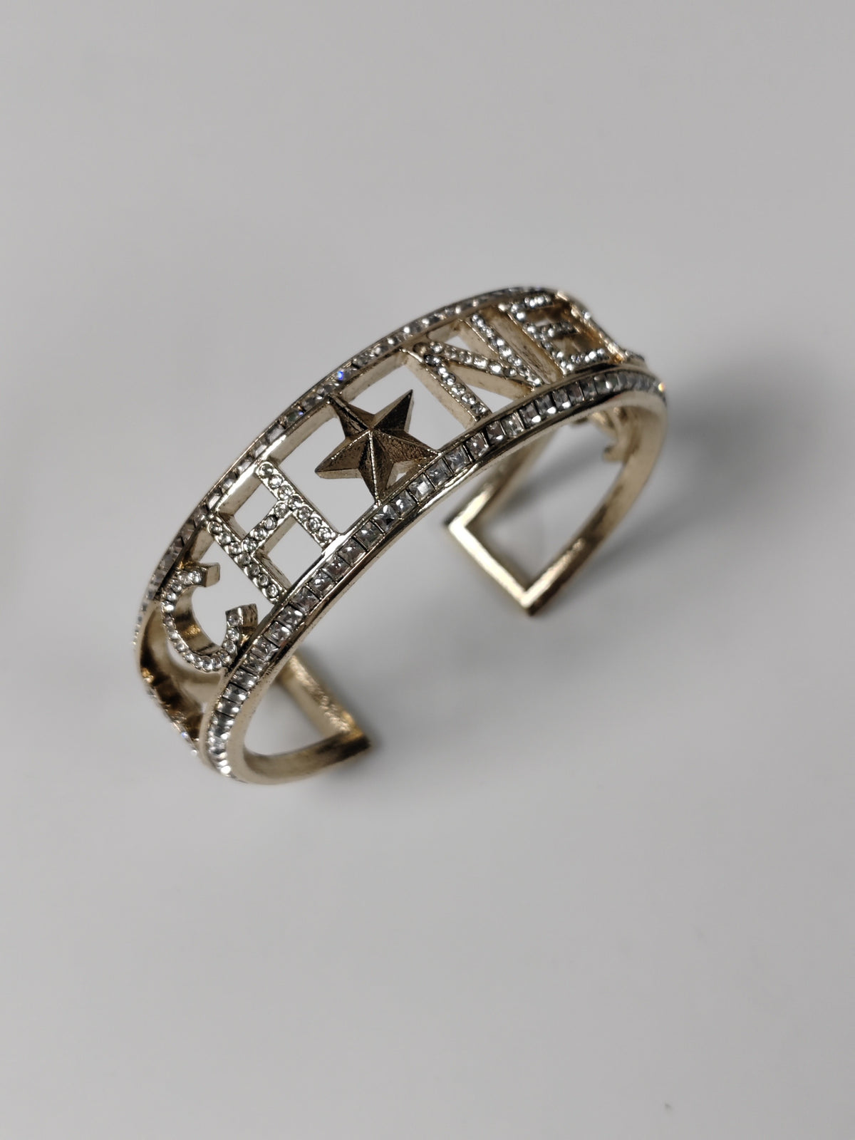 Chanel - Other - Metal with clear rhinestone embellishments - Multicolour
