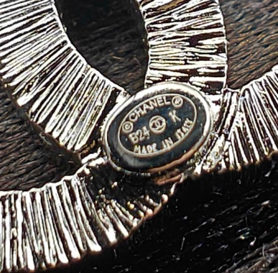 Chanel - Other - Metal with clear rhinestones and faux pearl accents. - Multicolour