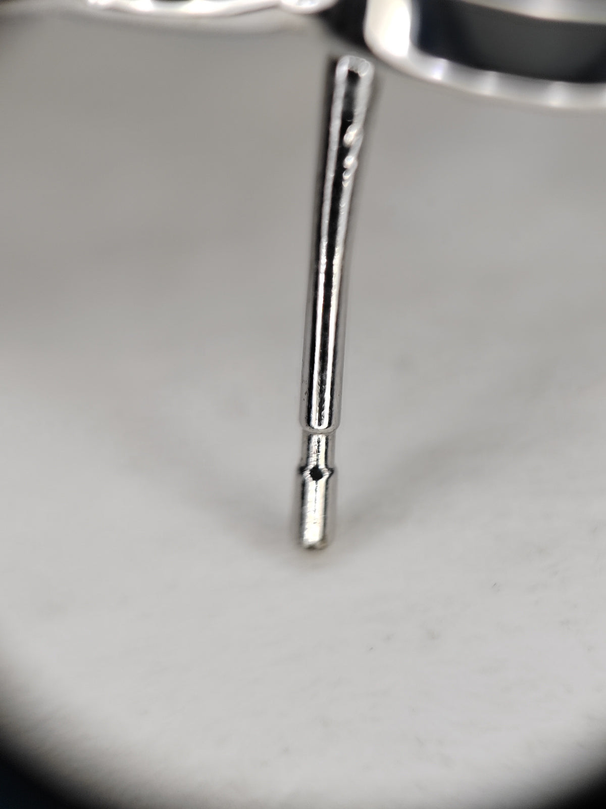 Chanel - Other - Metal with glass rhinestones; composition is not confirmed for this pair. - Silver