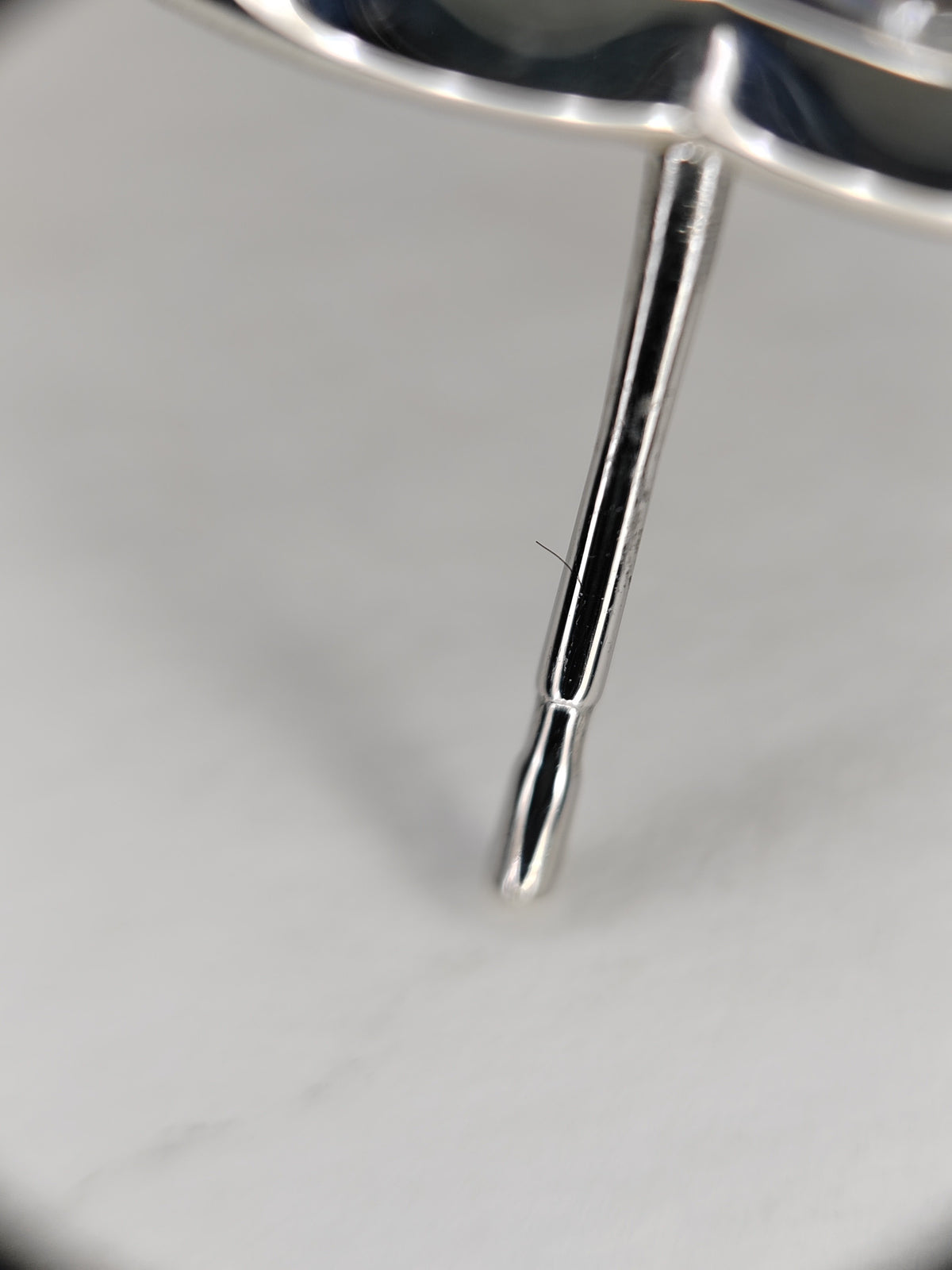 Chanel - Other - Metal with glass rhinestones; composition is not confirmed for this pair. - Silver