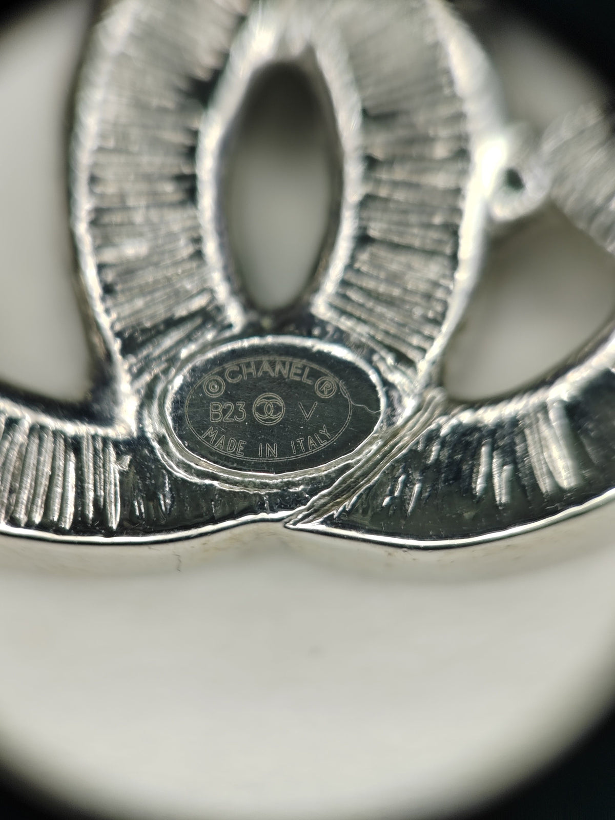 Chanel - Other - Metal with glass rhinestones; composition is not confirmed for this pair. - Silver
