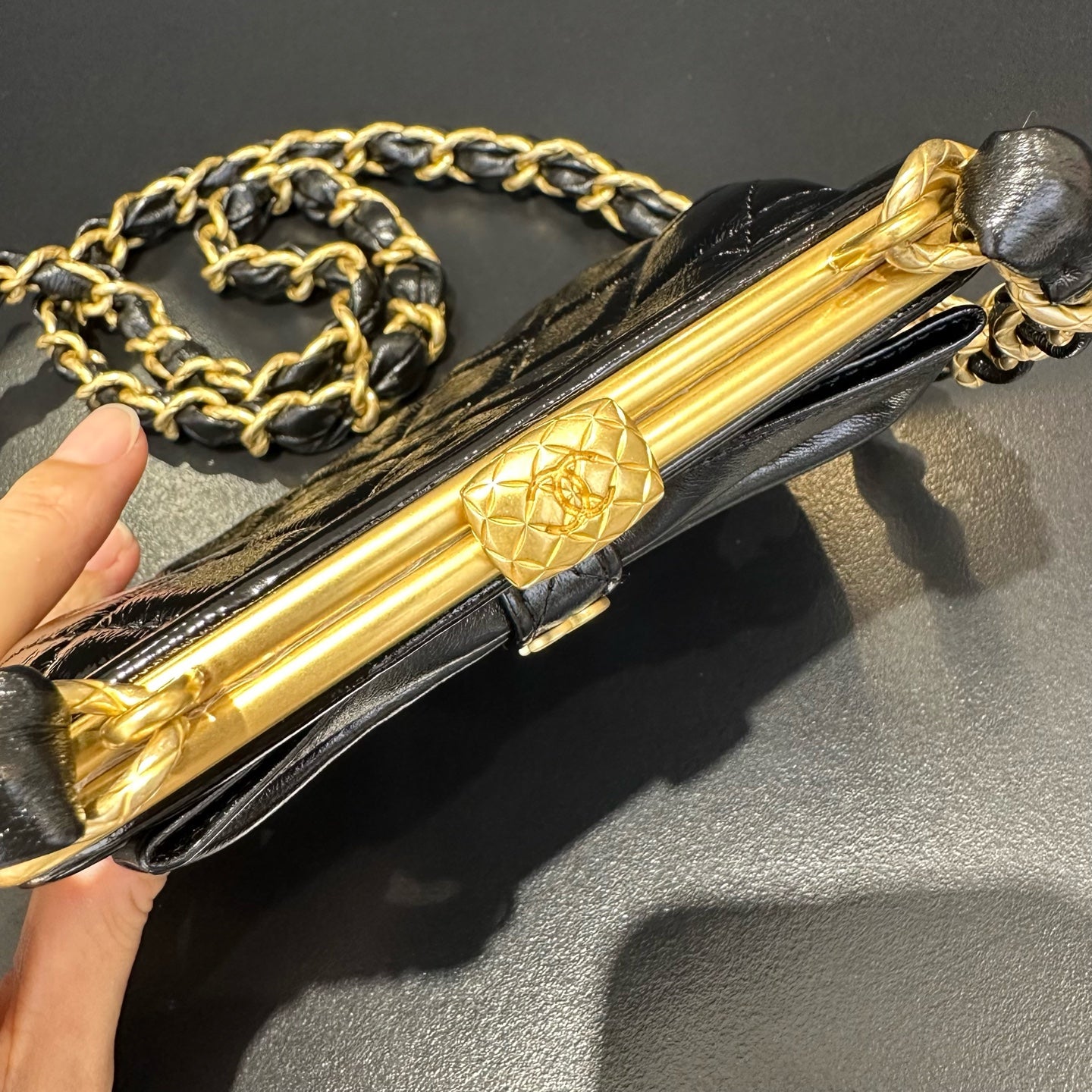 Chanel - Other - Patent leather - Black - (mini)