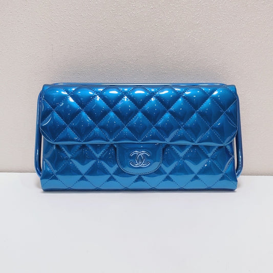 Chanel - Other - Patent leather - Blue - (mini)