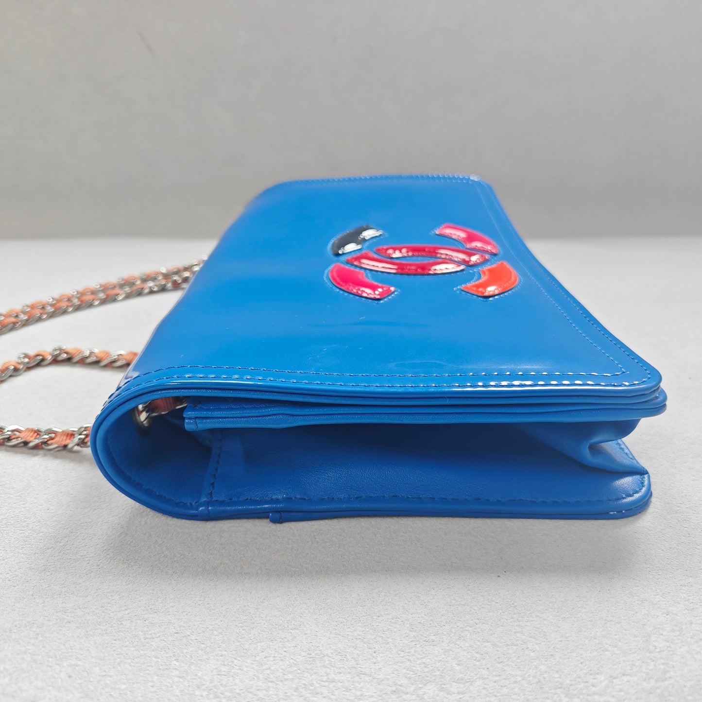Chanel - Other - Patent leather - Blue - (small)