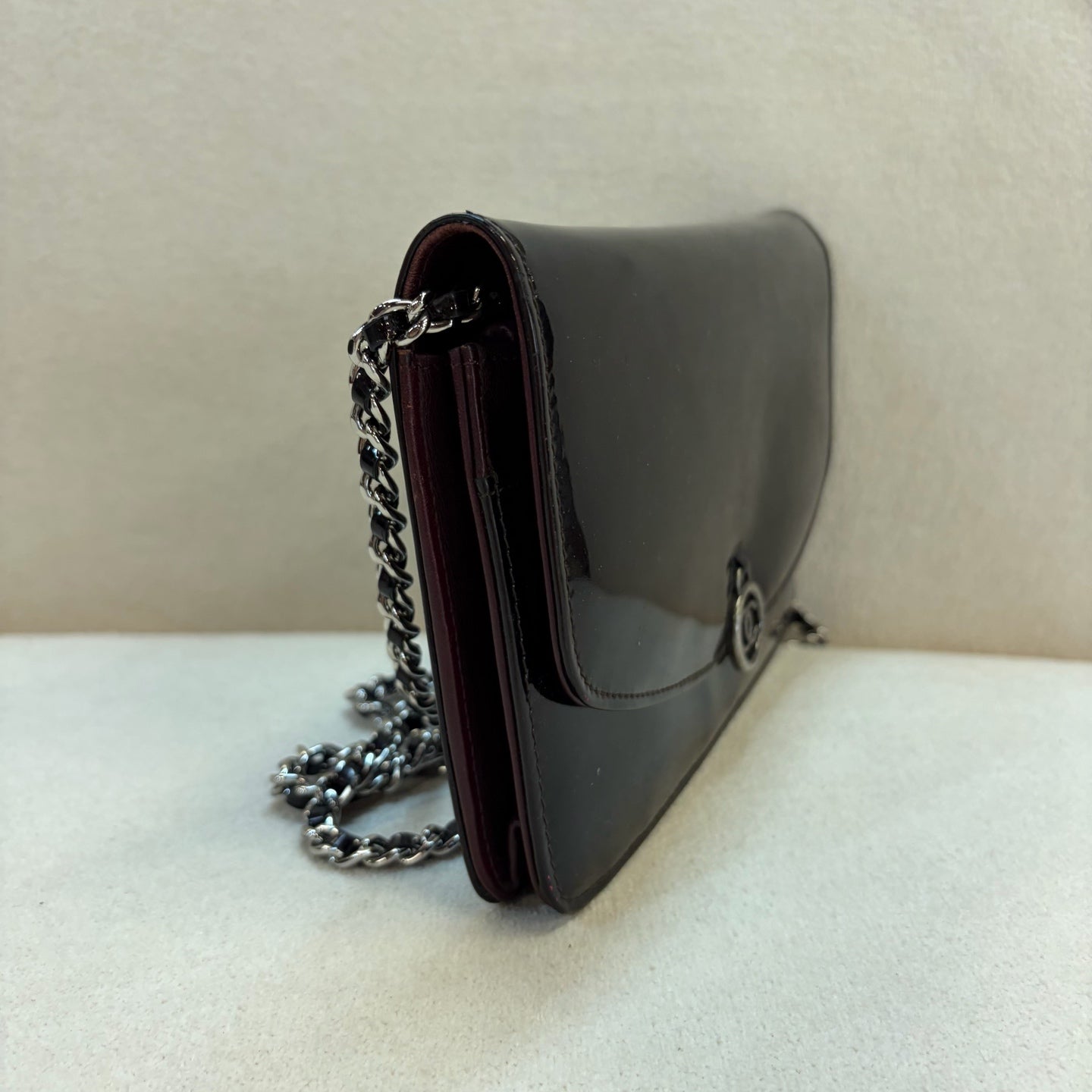 Chanel - Other - Patent leather - Burgundy - (mini)