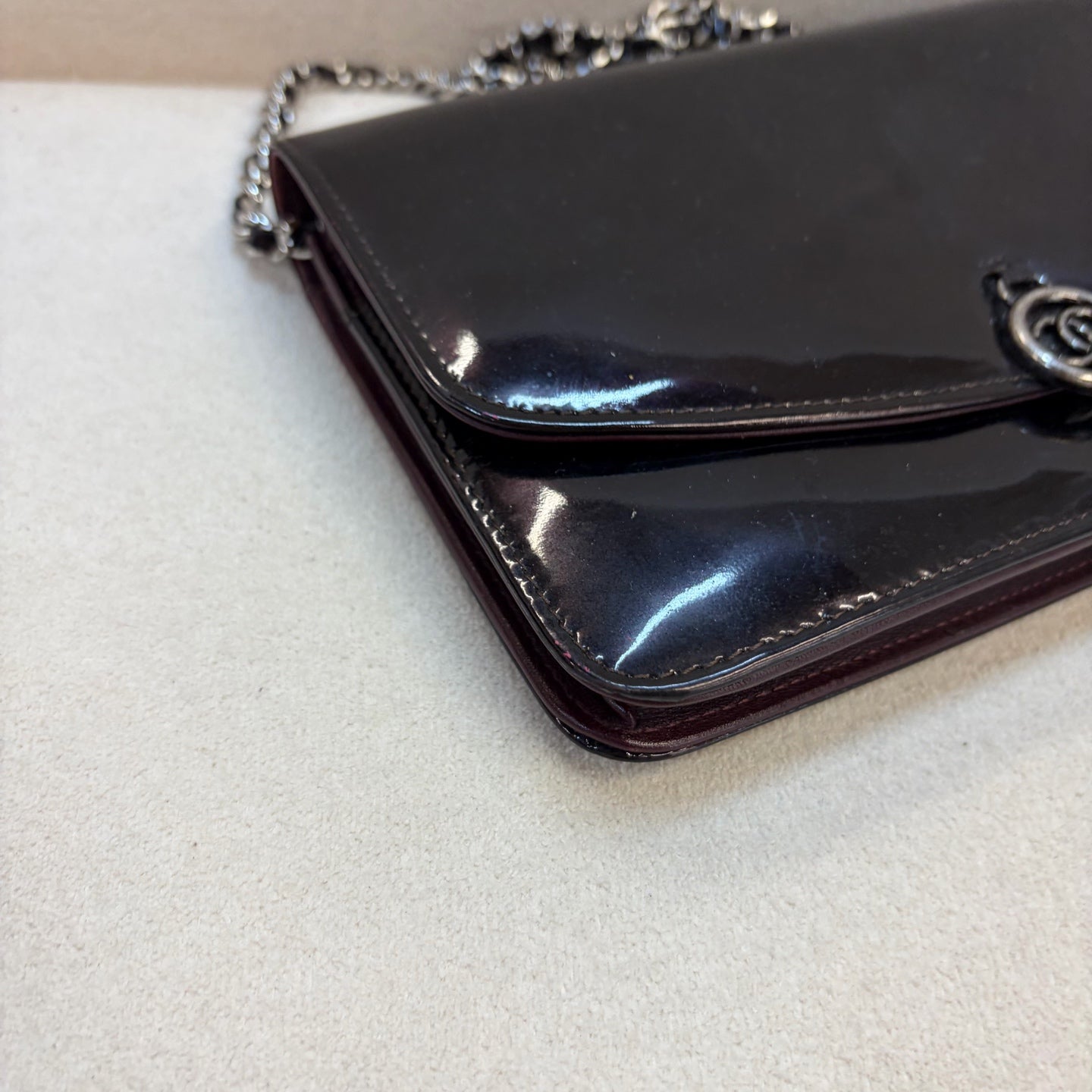 Chanel - Other - Patent leather - Burgundy - (mini)