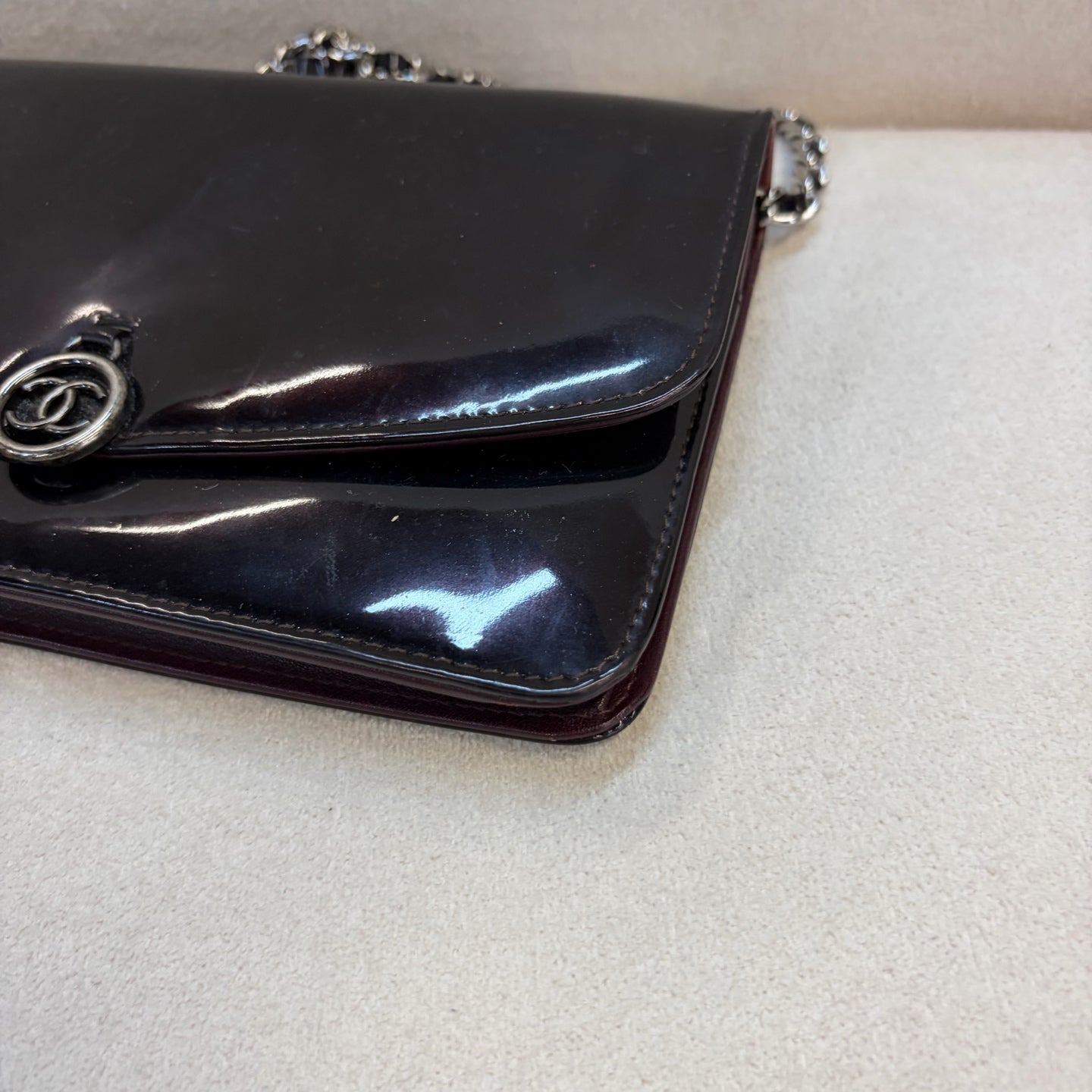 Chanel - Other - Patent leather - Burgundy - (mini)