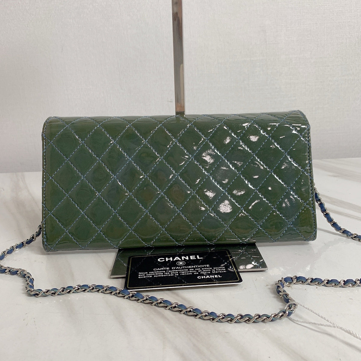 Chanel - Other - Patent leather - Green - (small)