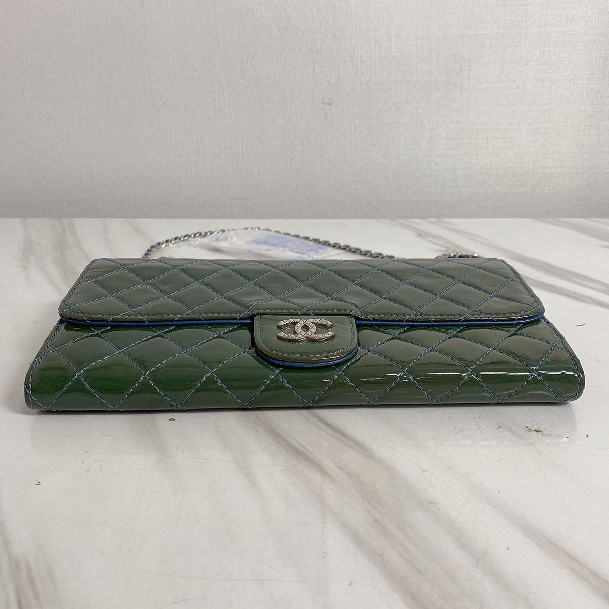 Chanel - Other - Patent leather - Green - (small)