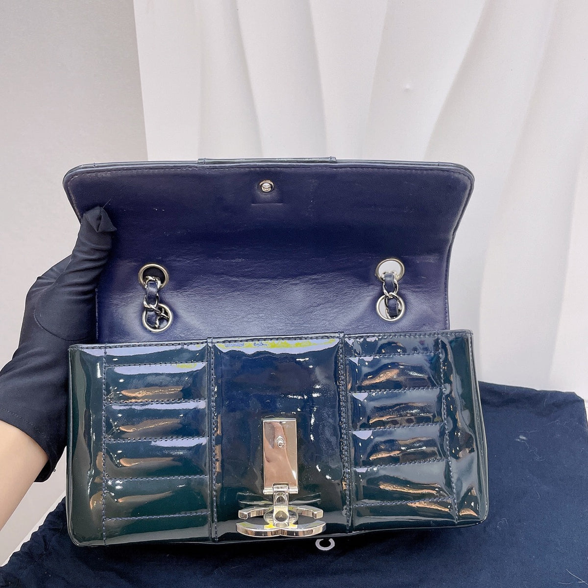 Chanel - Other - Patent leather - Green - (small)