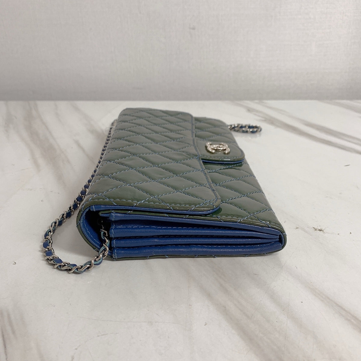 Chanel - Other - Patent leather - Green - (small)