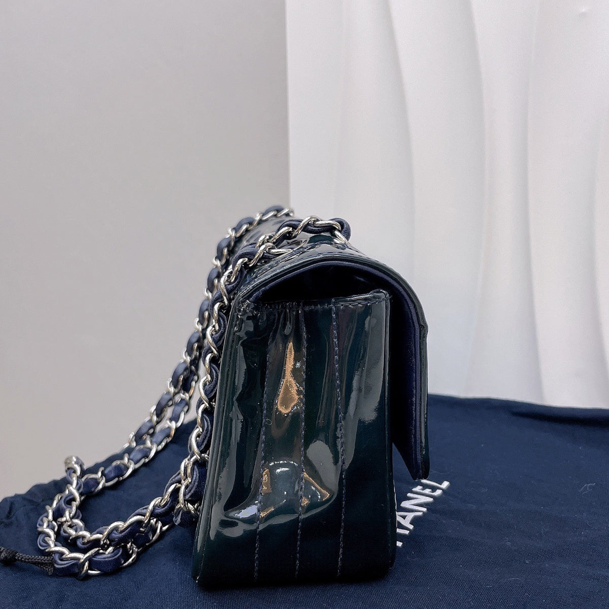 Chanel - Other - Patent leather - Green - (small)