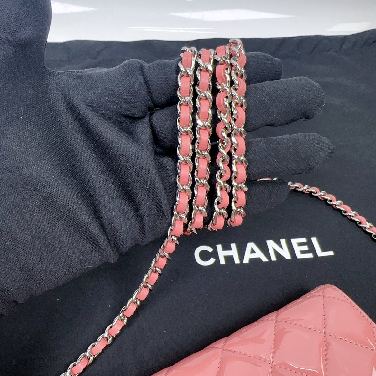Chanel - Other - Patent leather - Pink - (small)