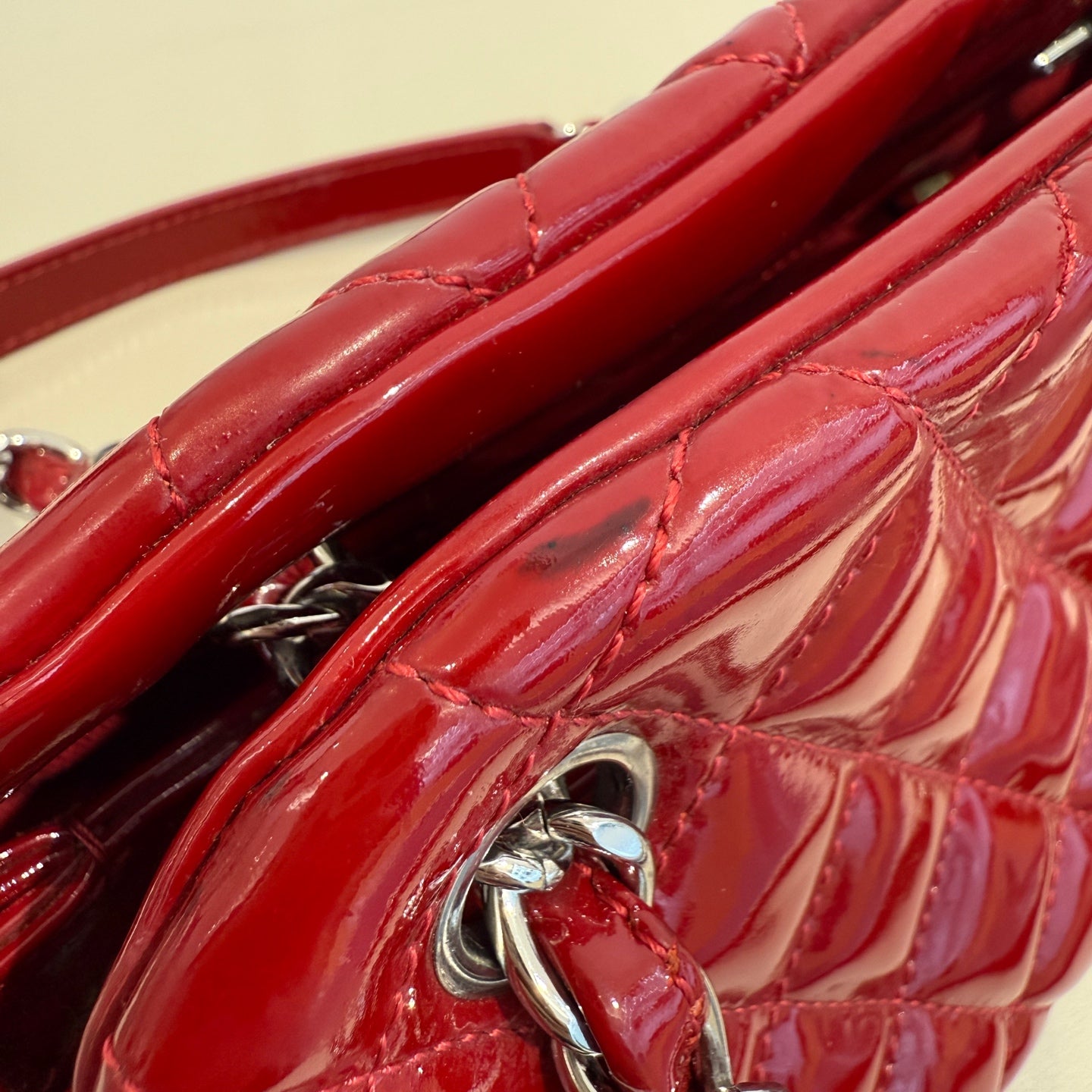 Chanel - Other - Patent leather - Red - (small)