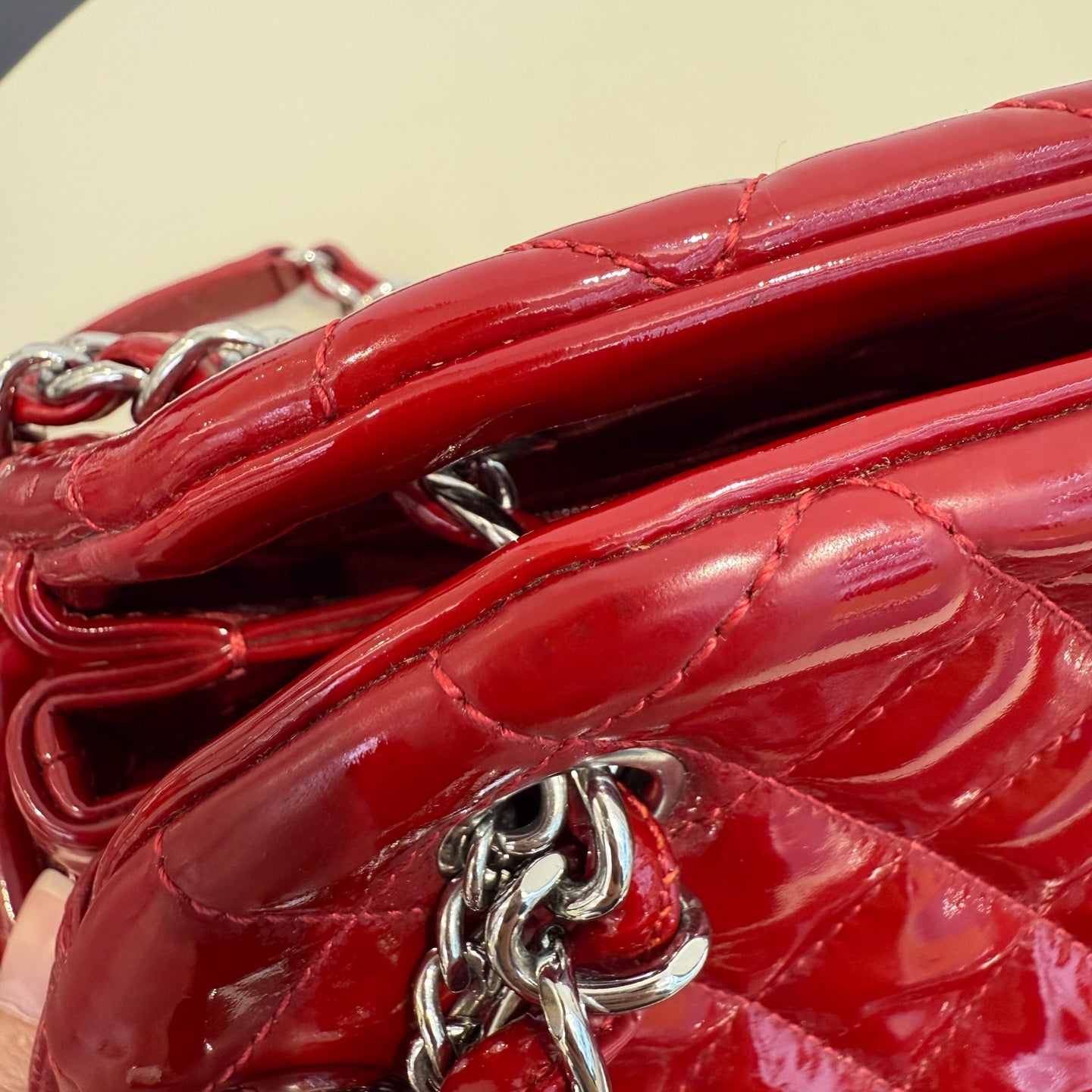 Chanel - Other - Patent leather - Red - (small)