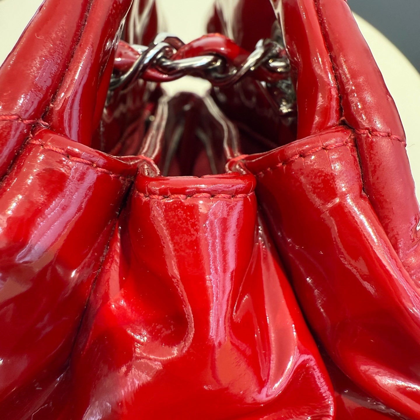 Chanel - Other - Patent leather - Red - (small)