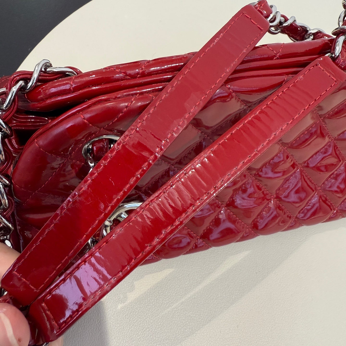 Chanel - Other - Patent leather - Red - (small)