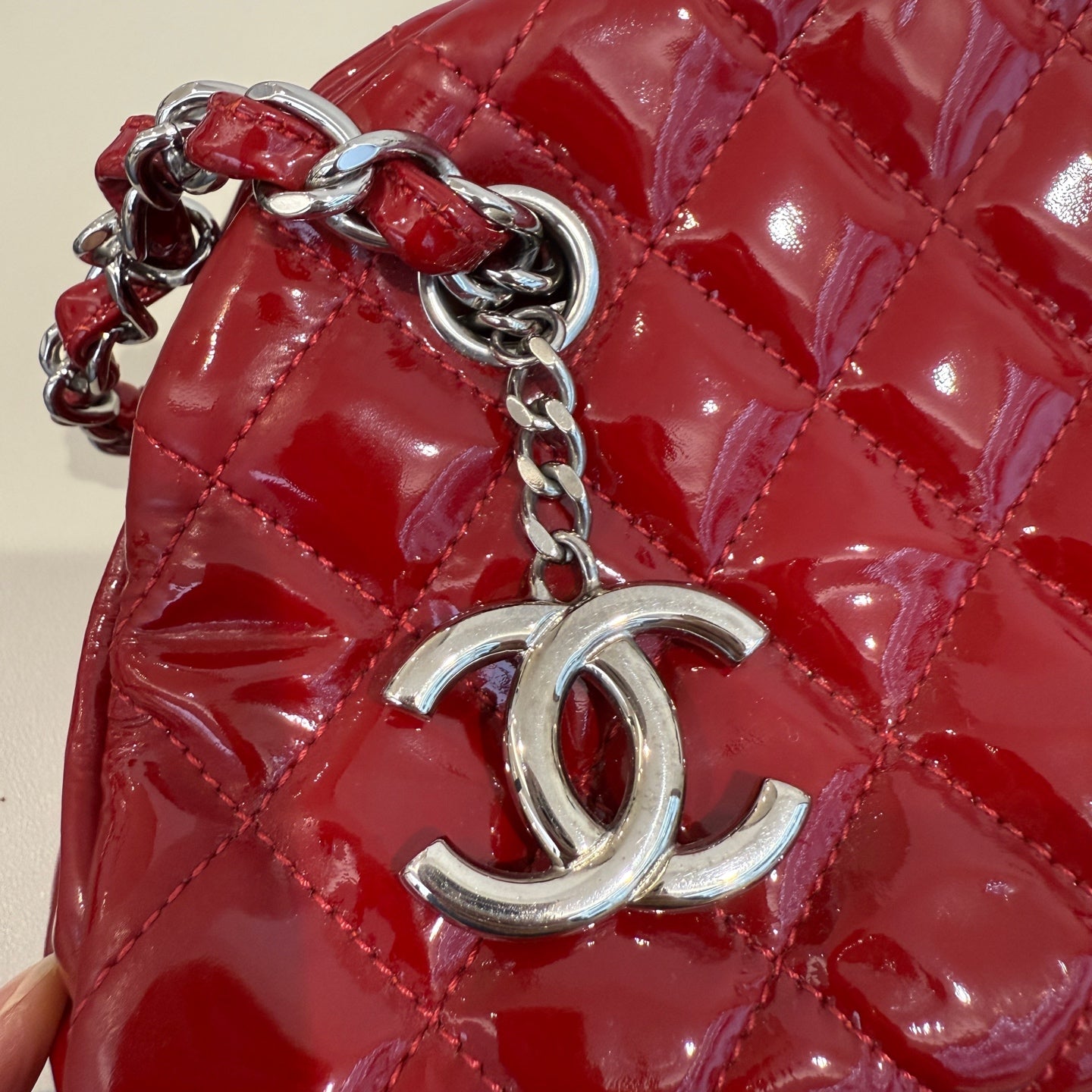 Chanel - Other - Patent leather - Red - (small)